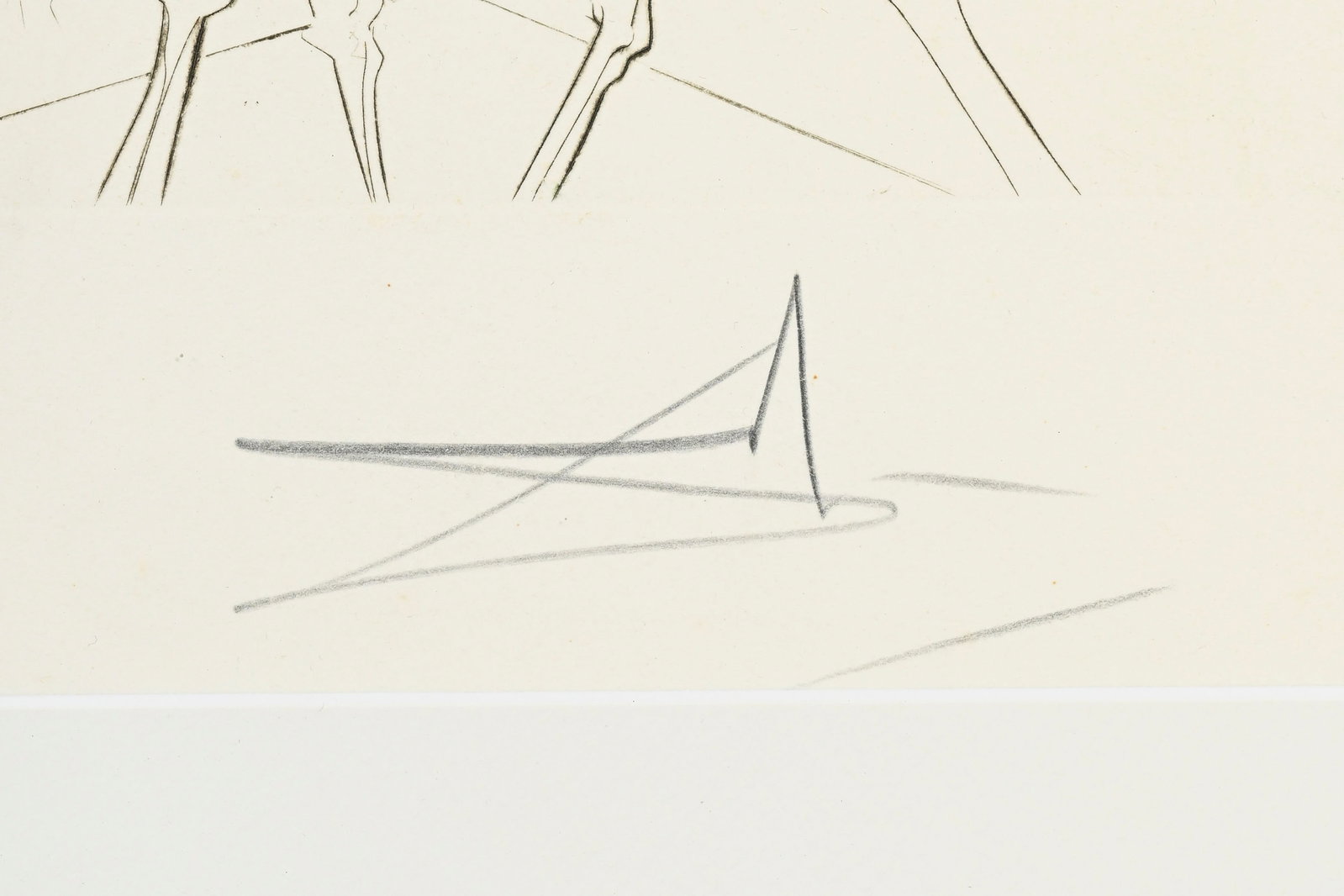 Salvador Dali (1904-1989), d'après, "Elephant Royale", eau forte en couleurs, signée et nu - 5