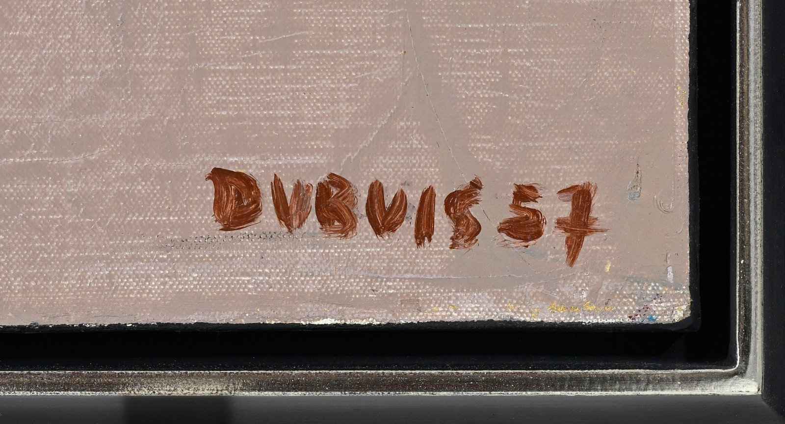 Fernand Dubuis (1908-1991), "Bouquet de lilas", 1955-1957, huile sur toile, signée, datée, - 4