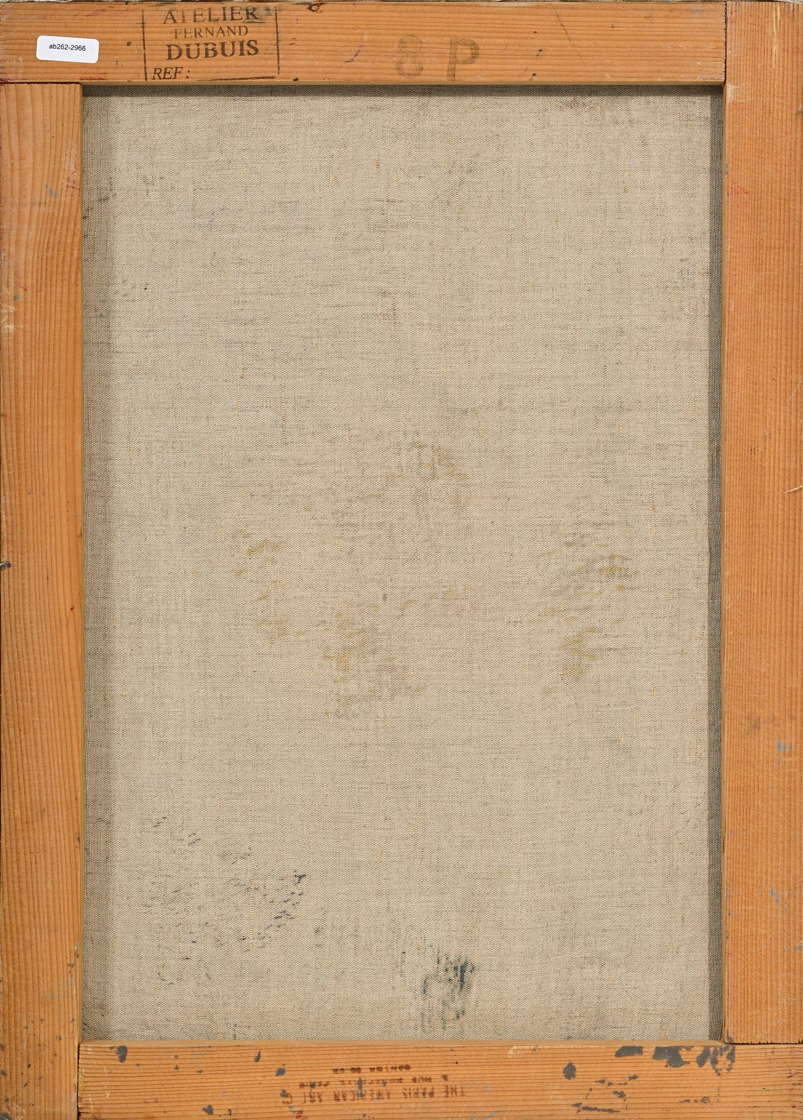 Fernand Dubuis (1908-1991), Composition abstraite, tampon de l'atelier, 46x33 cm Provenance: Ve - 3