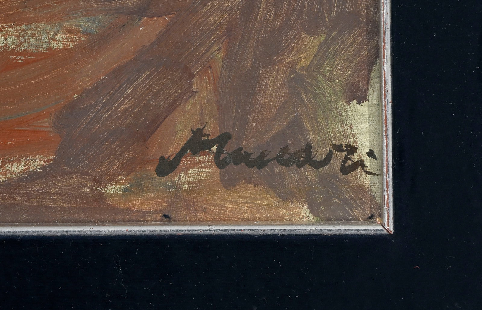 Mino Maccari (1898-1989), Portrait d'une jeune femme, huile sur carton entoilé, signée, 48 - 4