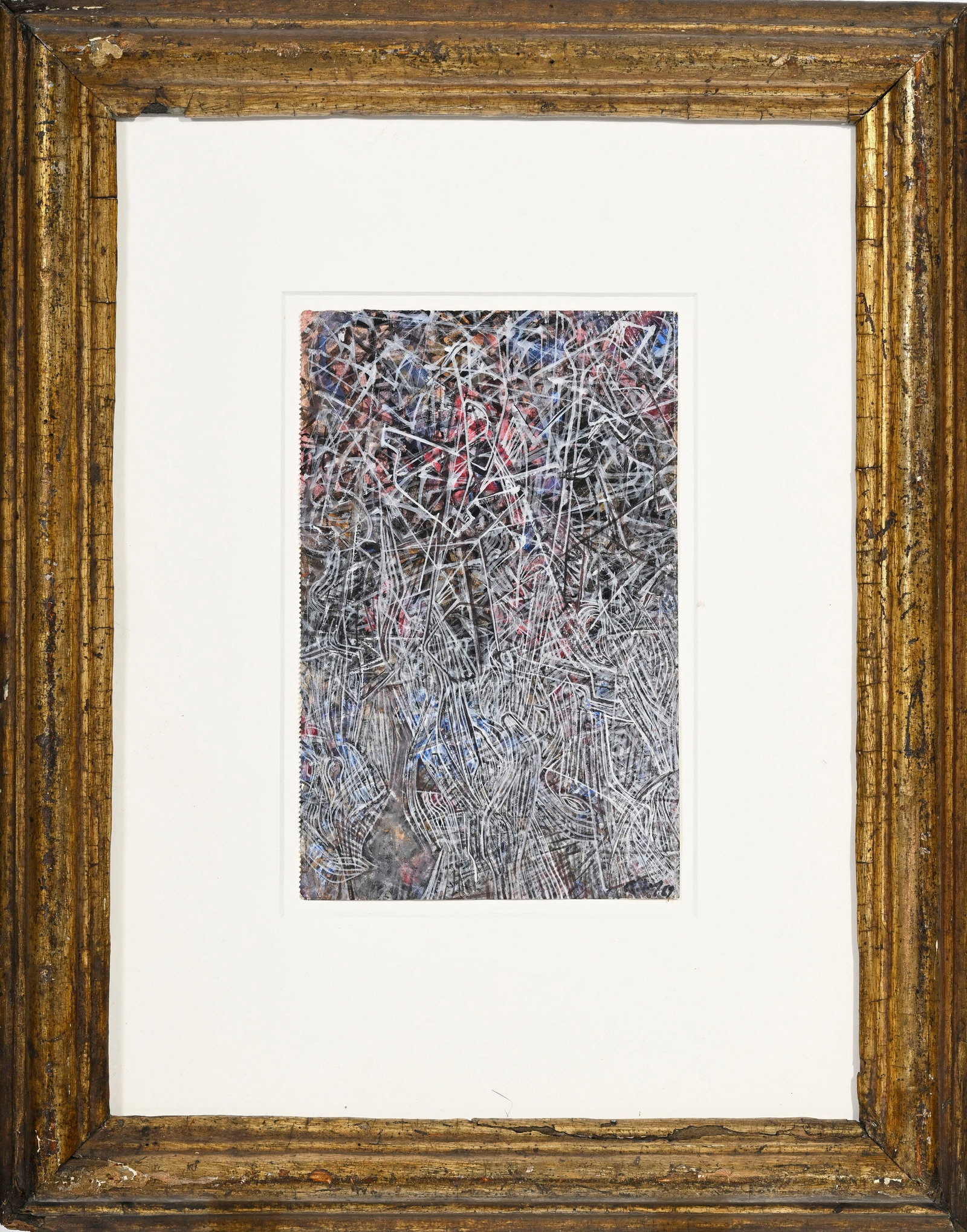 Mark Tobey (1890-1976), "Untitled", 1959, tempera sur papier, signée et datée, 21,5x13 cm  - 2