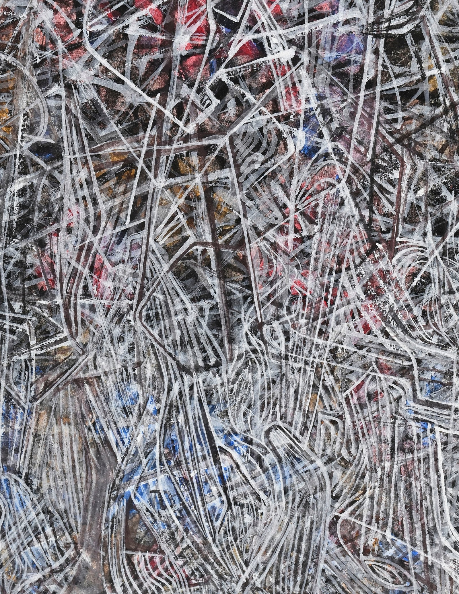 Mark Tobey (1890-1976), "Untitled", 1959, tempera sur papier, signée et datée, 21,5x13 cm  - 3