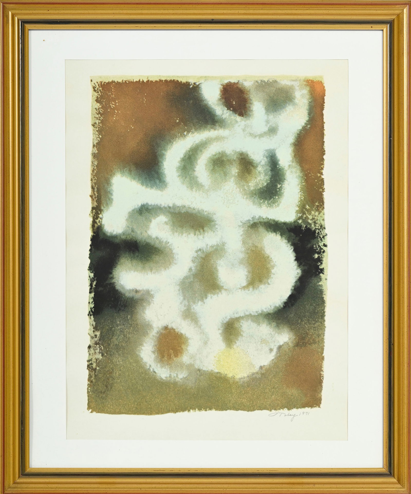 Mark Tobey (1890-1976), d'après, Sans titre, 1971, lithographie en couleurs, signée et dat - 2