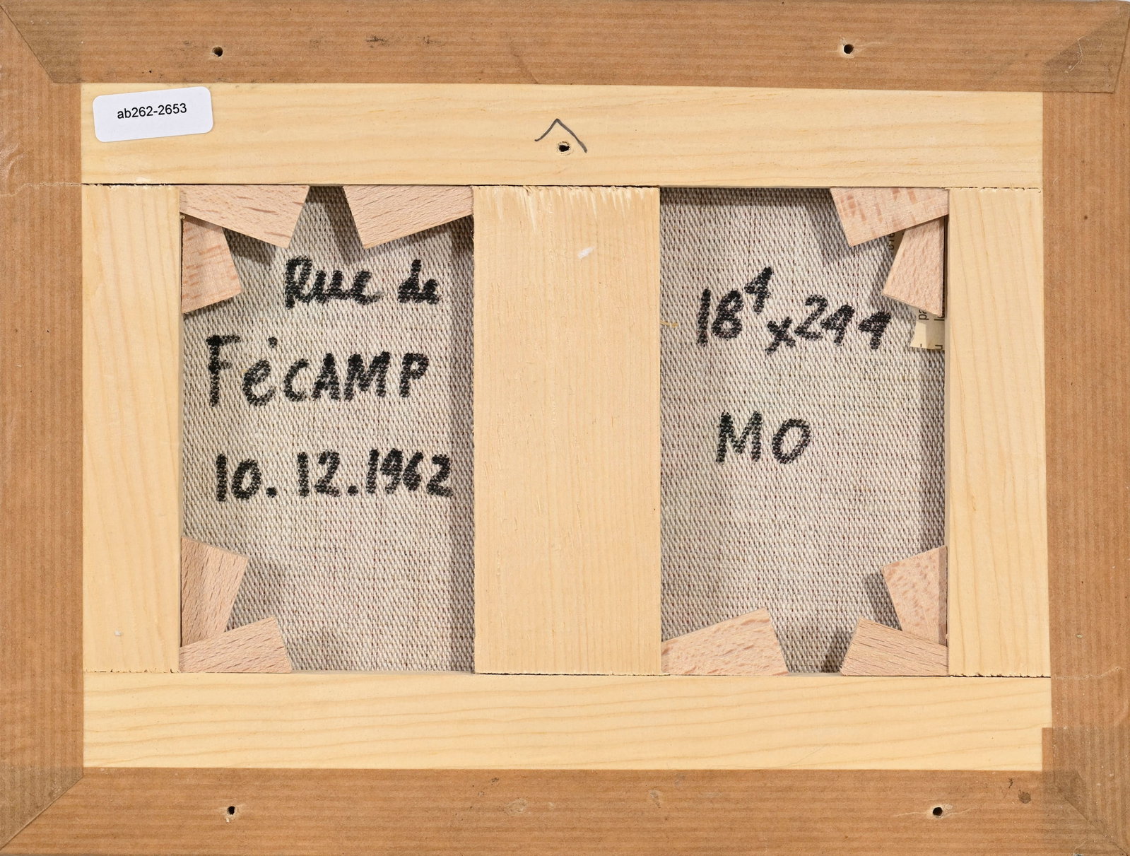 Jacques Villeglé (1926-2022), "Rue de Fécamp", 10.12.1962, tableau collage, affiche lac - 3