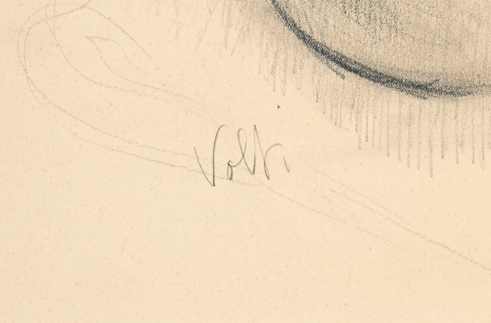 Antoniucci Voltigerno dit Volti (1915-1989), Femme nue assise, crayon sur papier, signé, 60x49, - 4