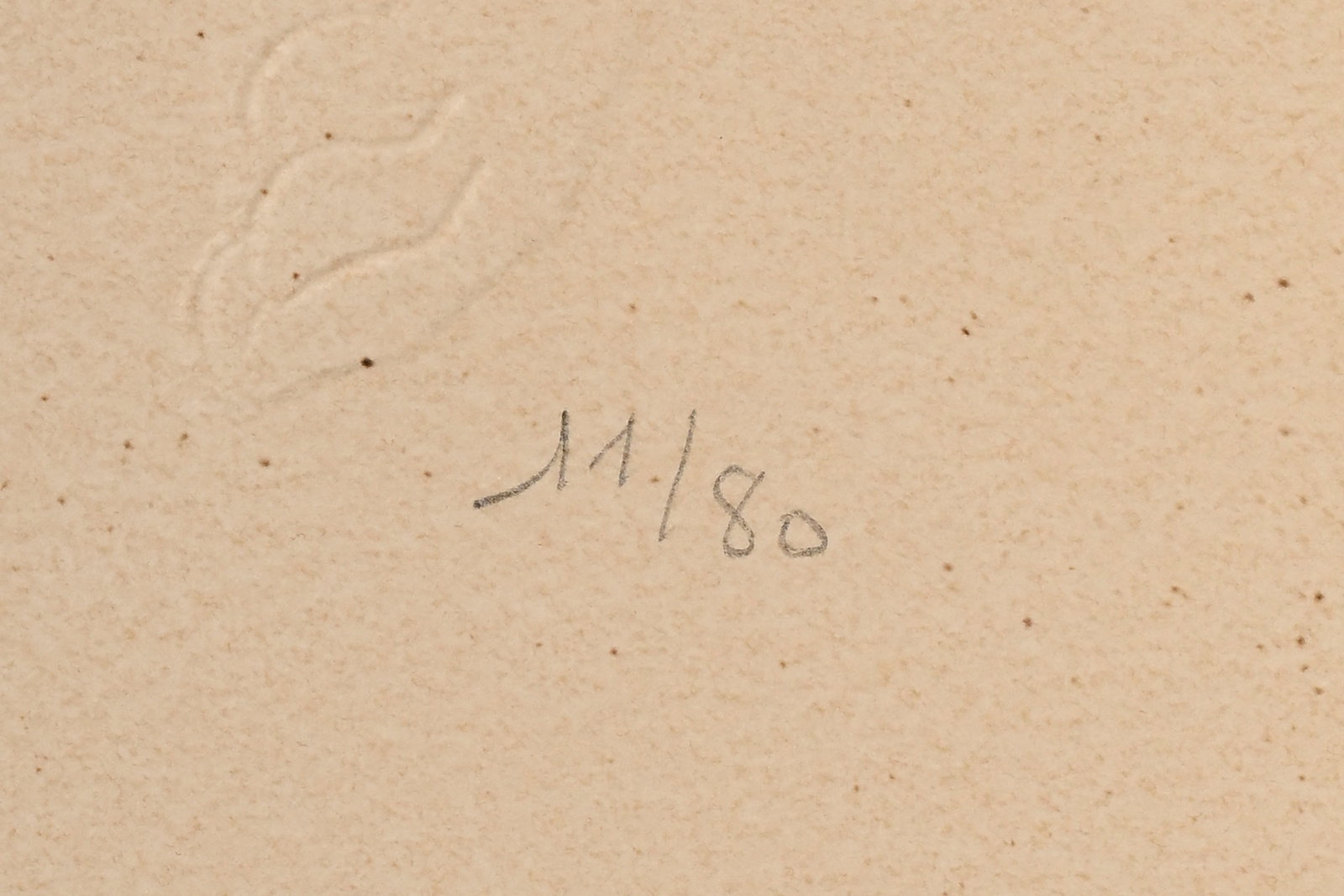 Antoniucci Voltigerno dit Volti (1915-1989), d'après, Nu couché, gaufrage sur papier, sign - 4