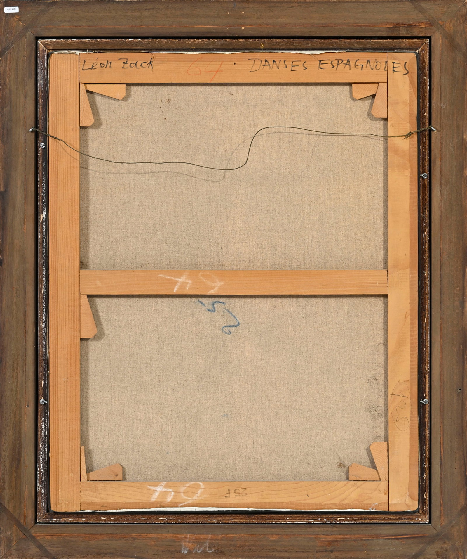 Léon Zack (1892-1980), "Danses espagnoles", 1961, huile sur toile, signée et datée, 8 - 5