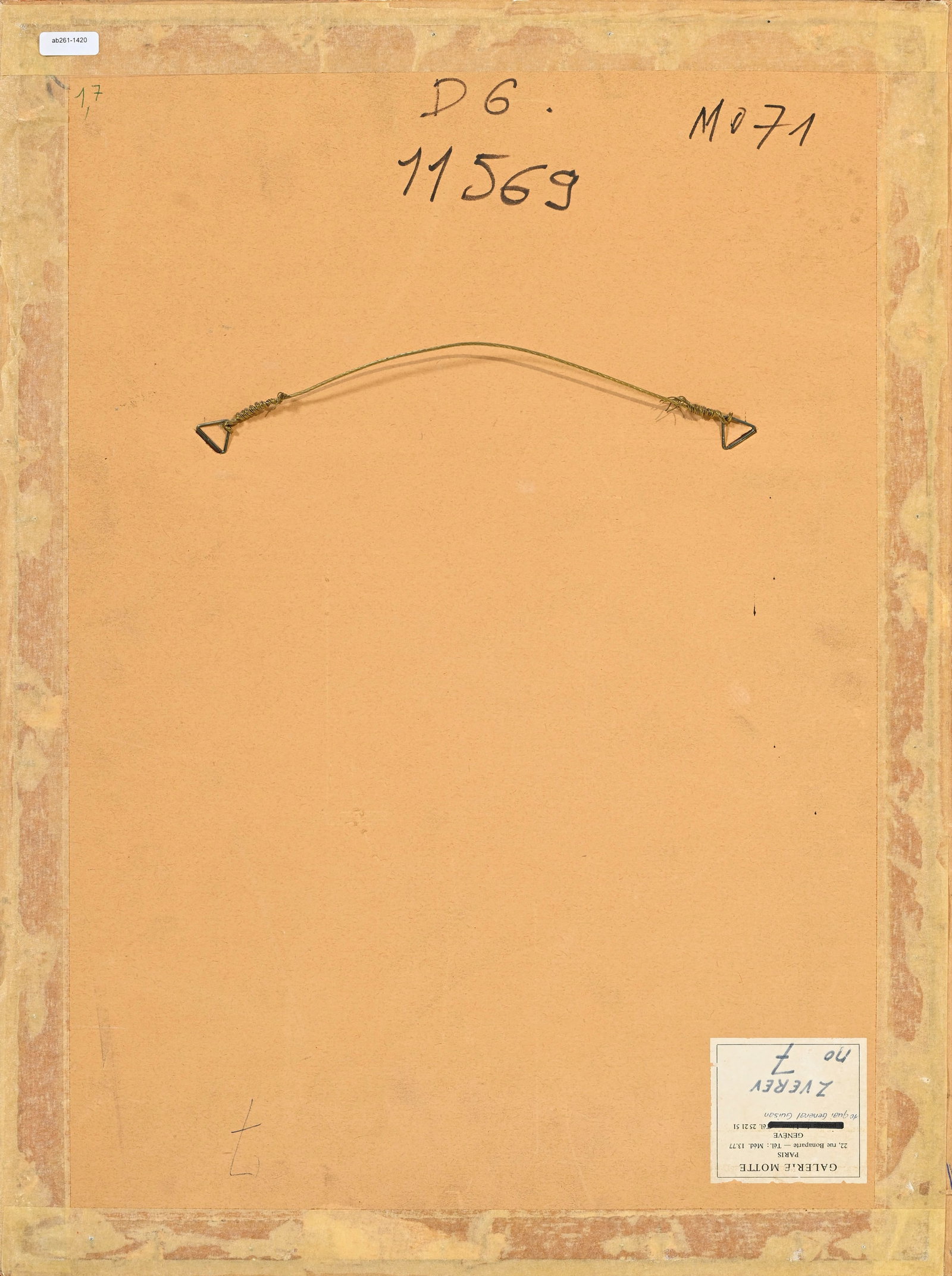 Anatolij Timofeevic Zverev (1931-1986), "Bouteille au verre", 1960, aquarelle et gouache sur papier, - 5
