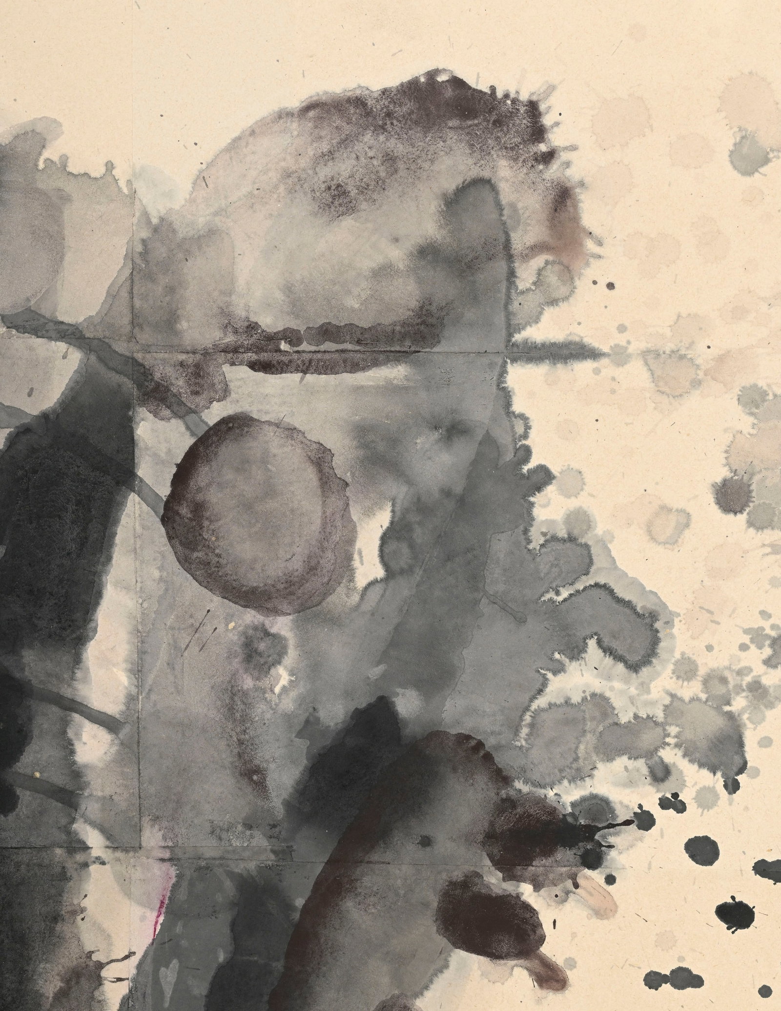 James Brown (1951-2020), "Sans titre", 1996, technique mixte (collage, encre, aquarelle et pastel) s - 3