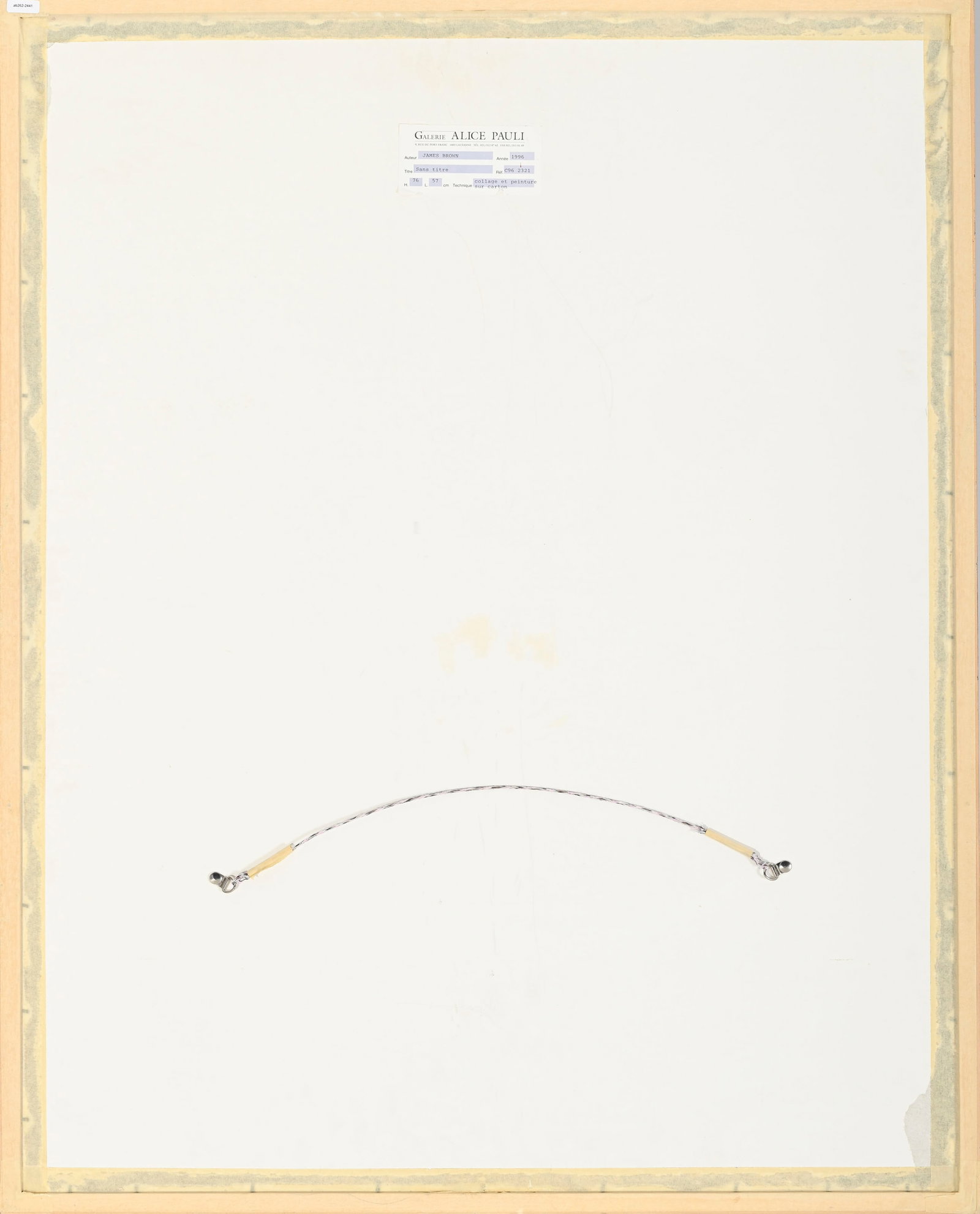 James Brown (1951-2020), "Sans titre", 1996, technique mixte (collage, encre, aquarelle et pastel) s - 5