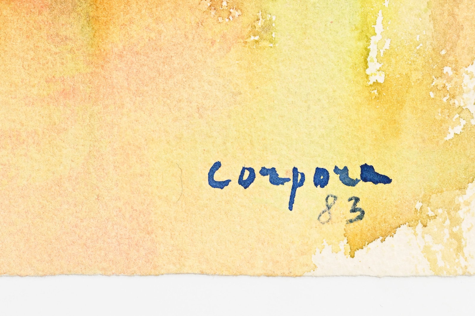 Antonio Corpora (1909-2004), suite de 5 aquarelles sur papier, signées et datées, 3 titr&# - 15