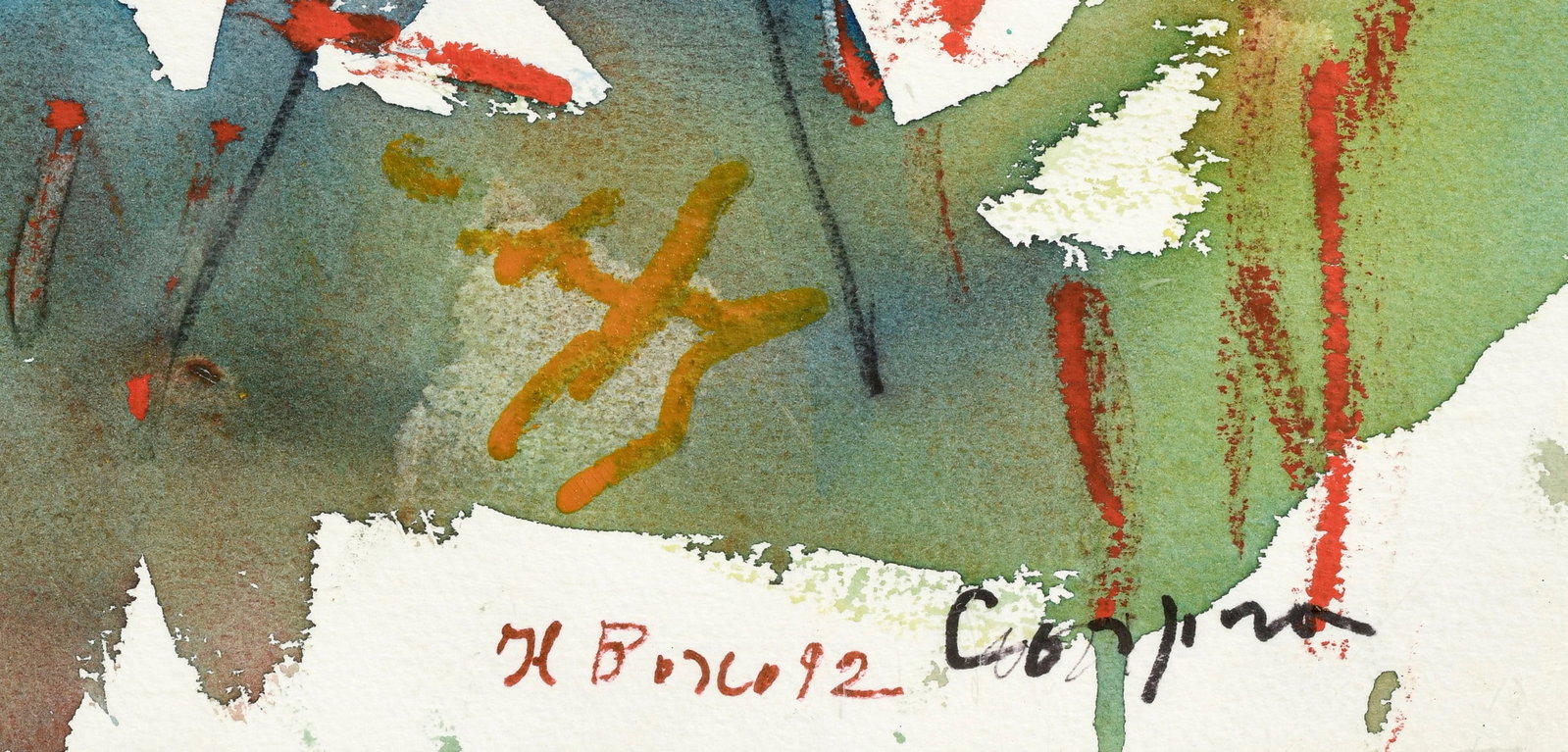 Antonio Corpora (1909-2004), suite de 5 aquarelles sur papier, signées et datées, 3 titr&# - 19