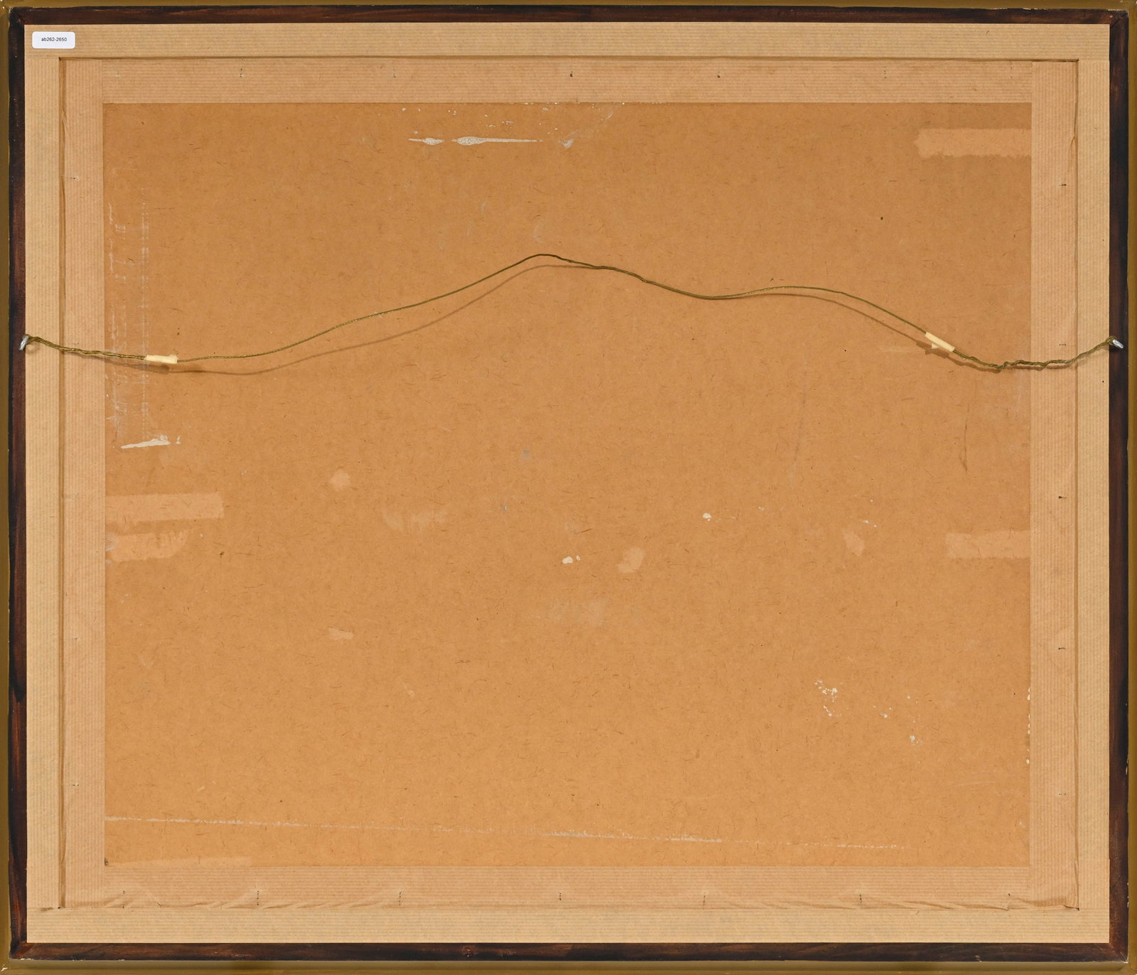 Ecole française du XXe s., Bottes de foin, huile sur isorel, signée "Tavernier", 49x58,5 c - 5