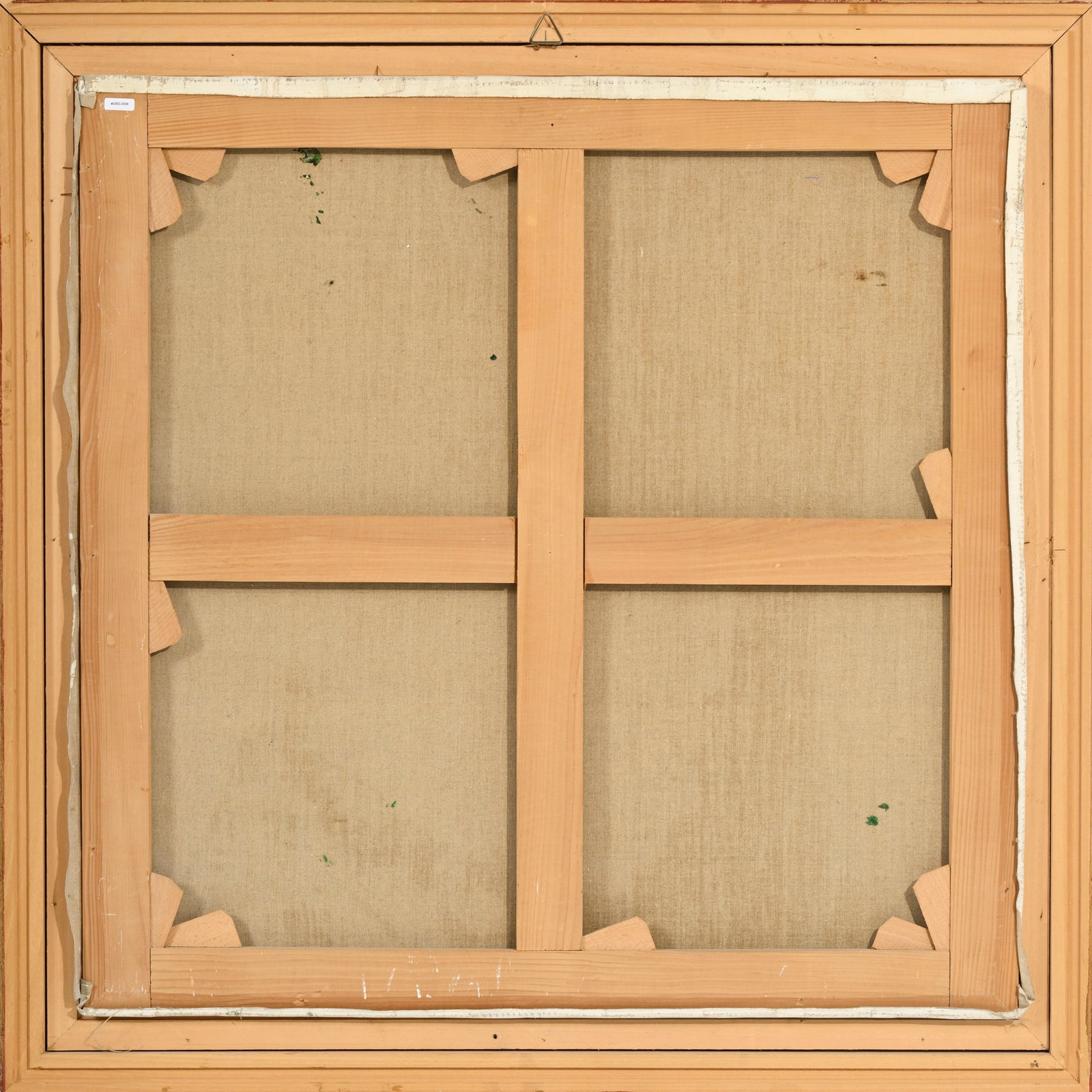 René Genis (1922-2004), Terrasse en bord de mer, huile sur toile, signée, 80x80 cm - 5