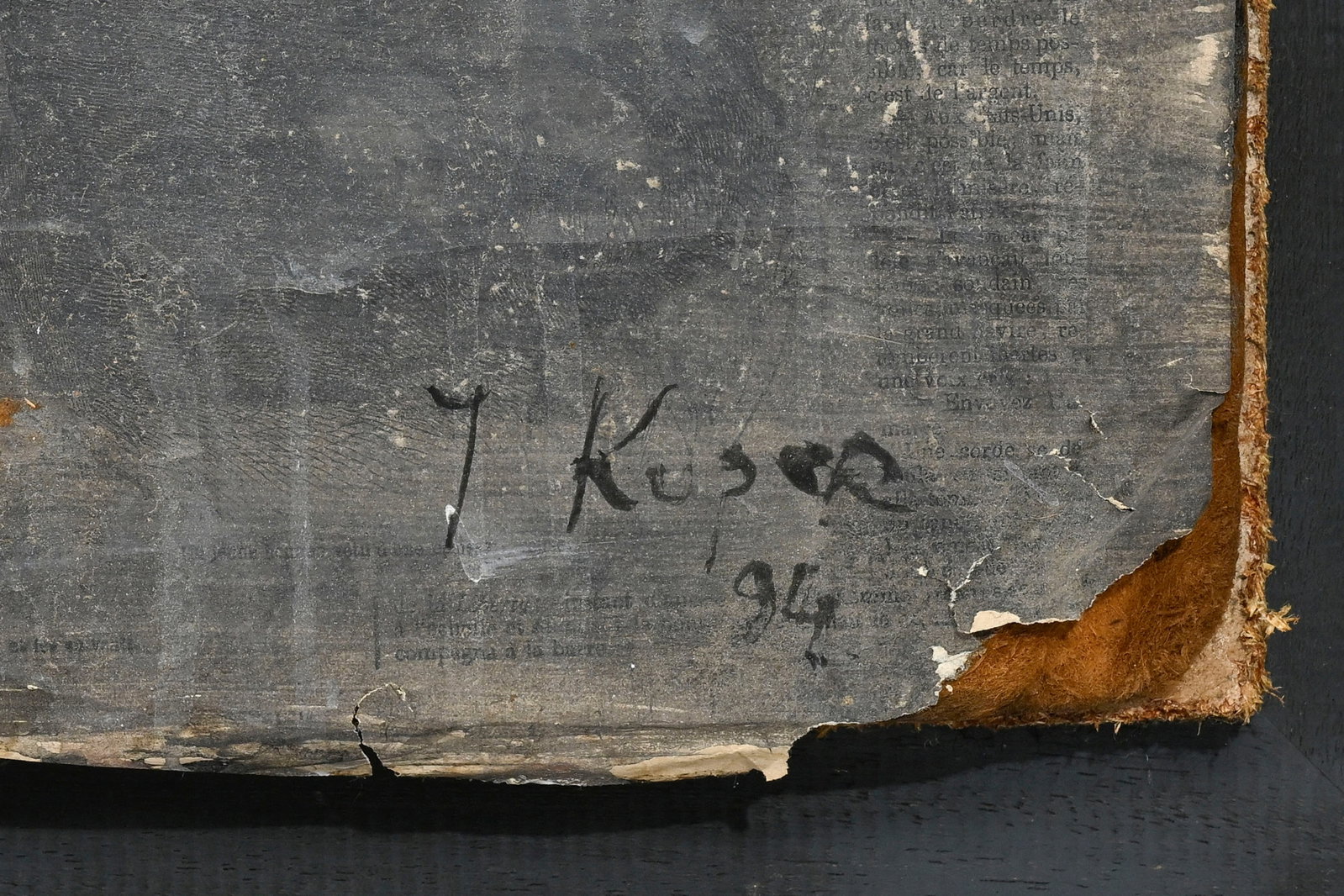 Yuri Leonidovich Kuper (1940), "Sans titre", 1994, huile sur papier marouflé sur panneau, sign& - 5