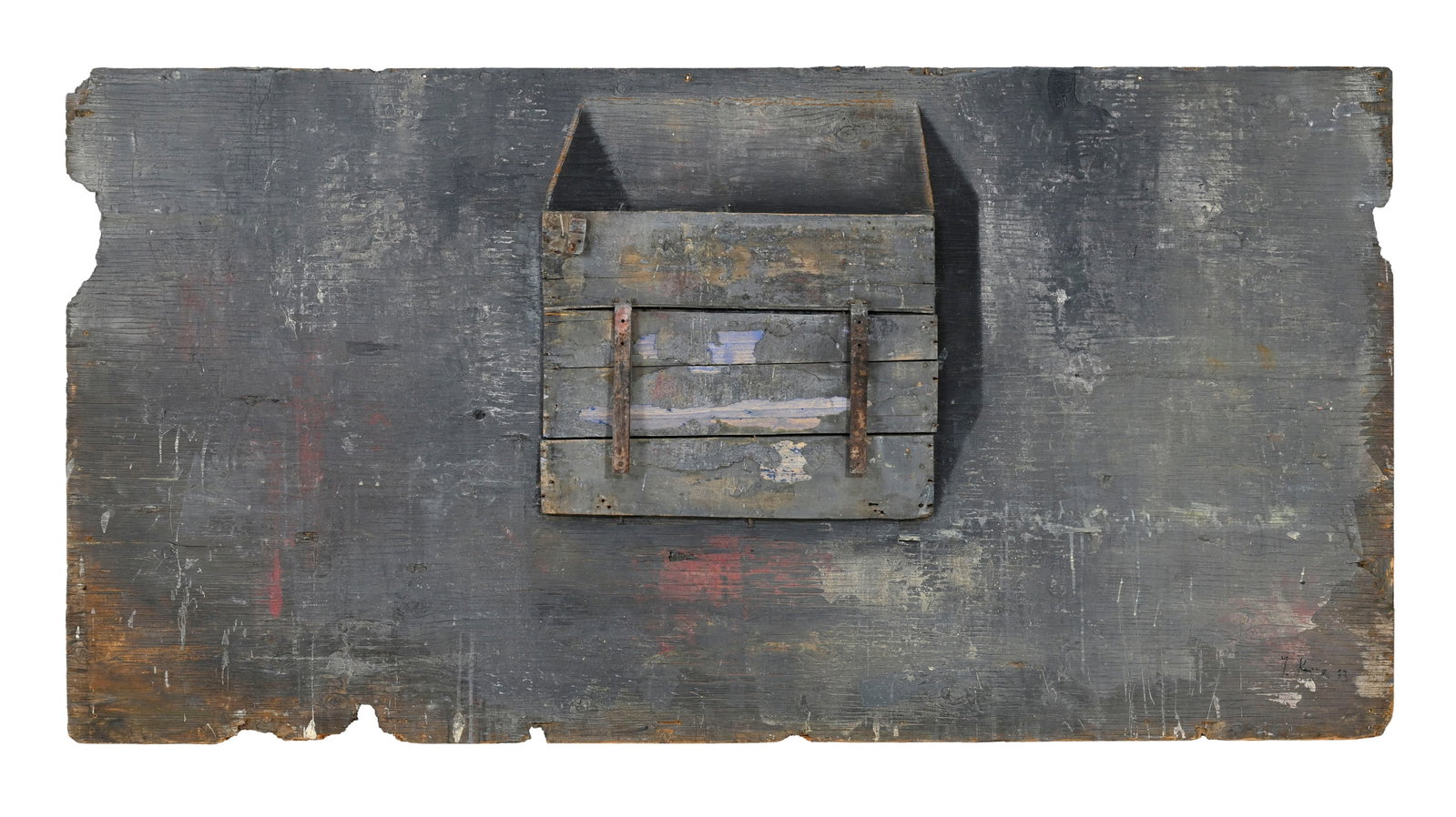 Yuri Leonidovich Kuper (1940), "Boîtes métalliques", 1993, diptyque, technique mixte et co - 3