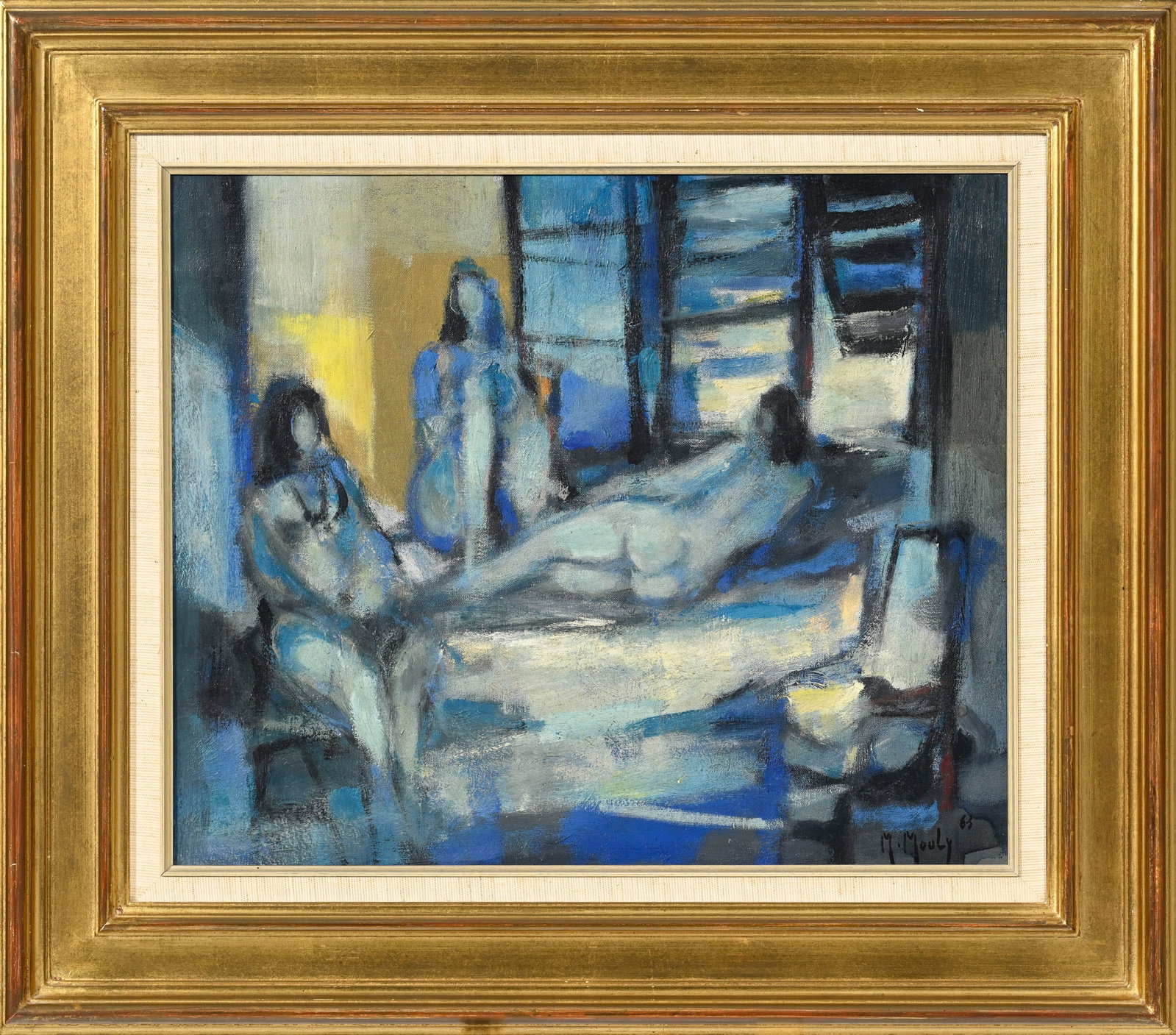 Marcel Mouly (1918-2008), "Les Parques", 1963, huile sur toile, signée et datée, contresig - 2