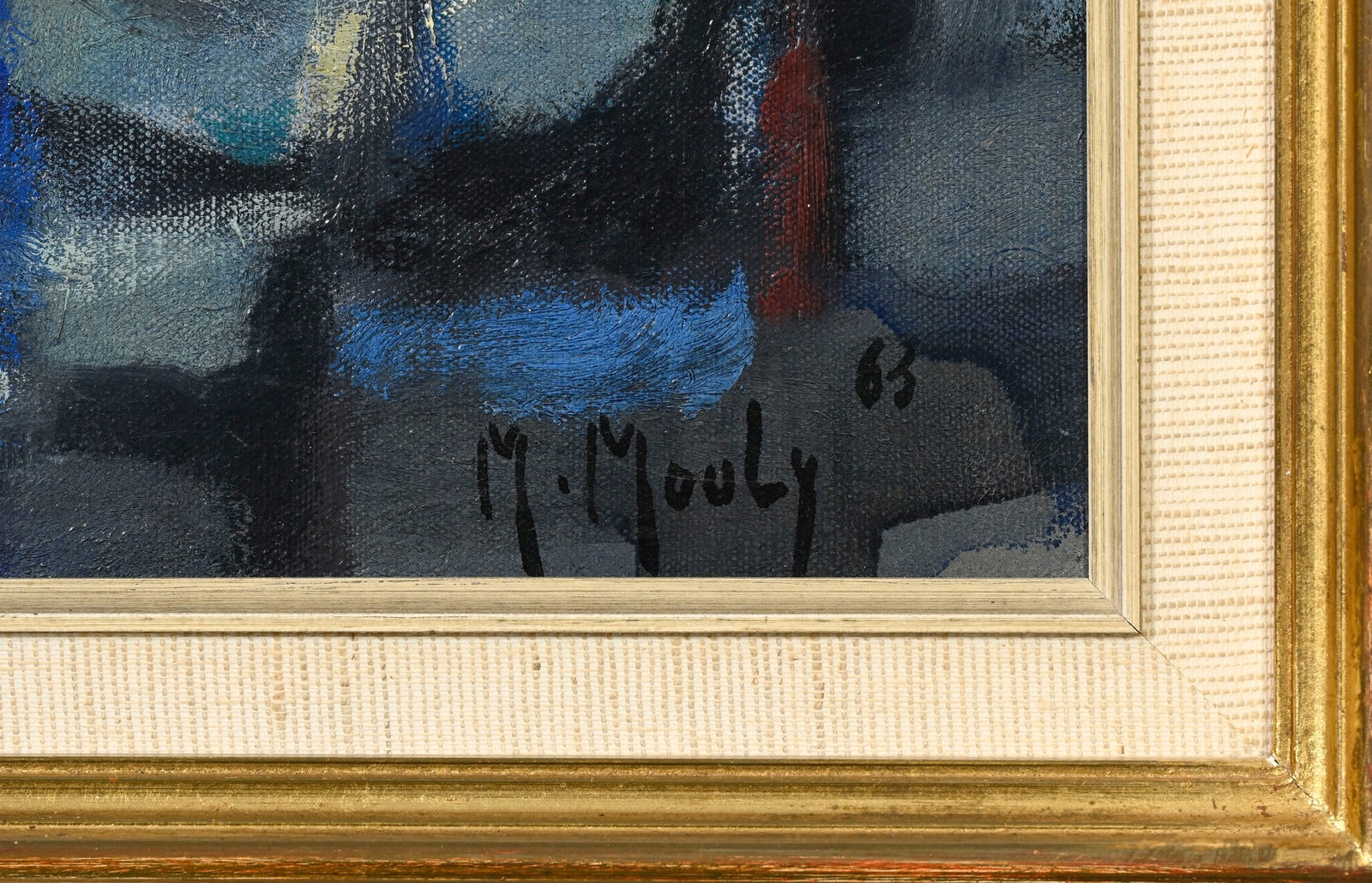 Marcel Mouly (1918-2008), "Les Parques", 1963, huile sur toile, signée et datée, contresig - 4