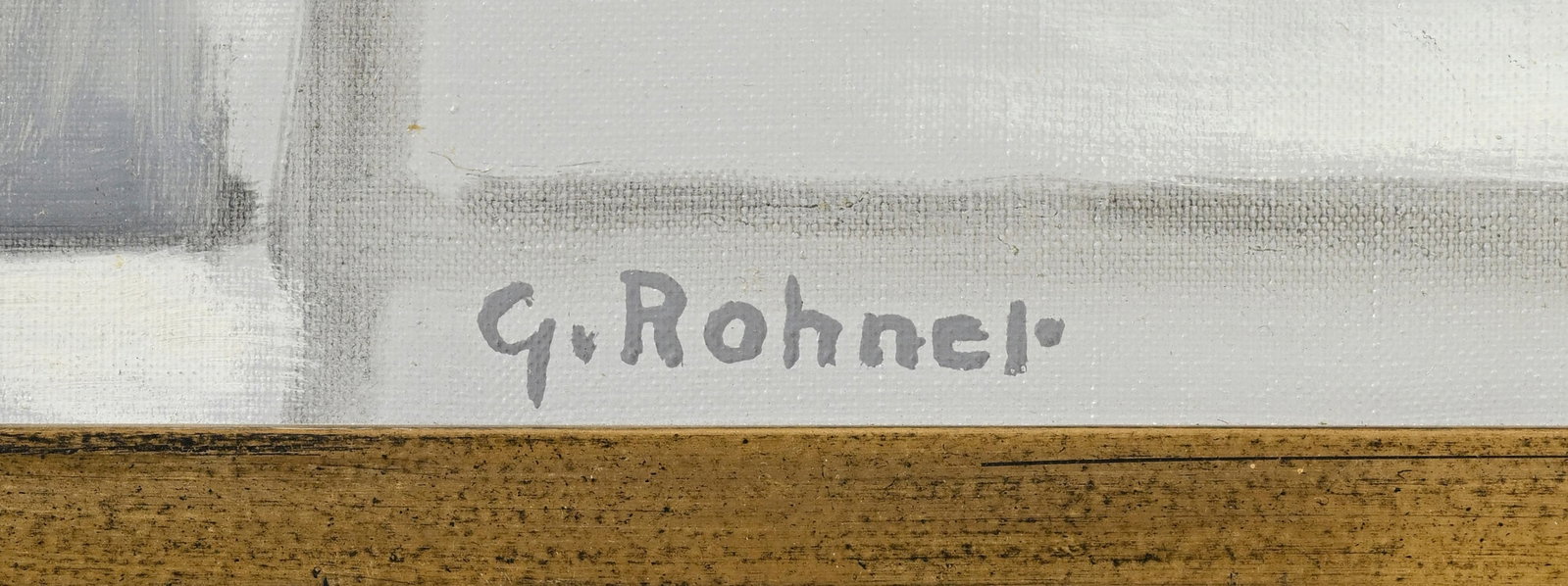 Georges Rohner (1913-2000), "Les citrons", 1983, huile sur toile, signée, 54x65 cm Au vers - 4