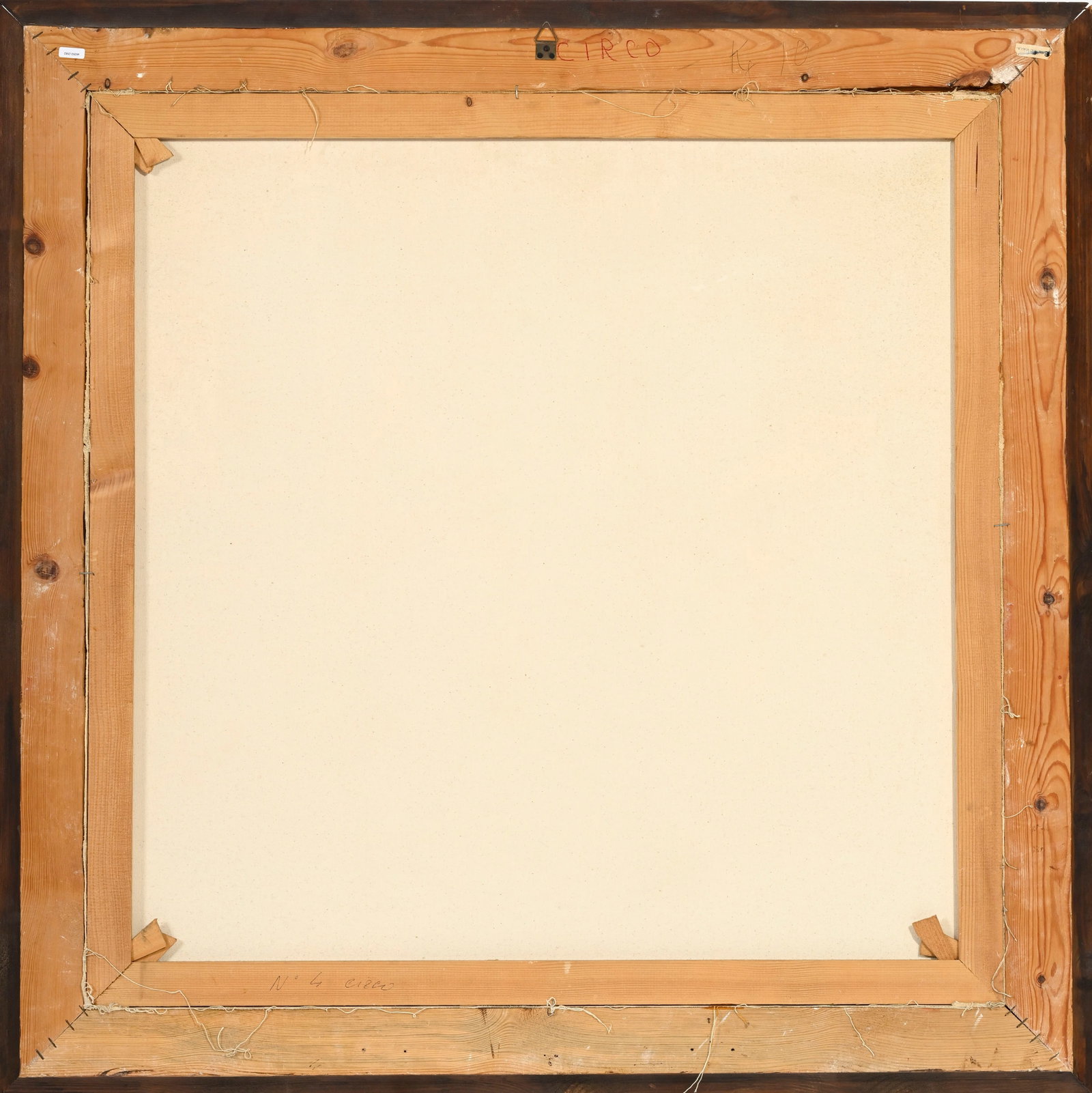 Carlo Roselli (1939), Scène de cirque, huile sur toile, signée, 89,5x89,5 cm - 5