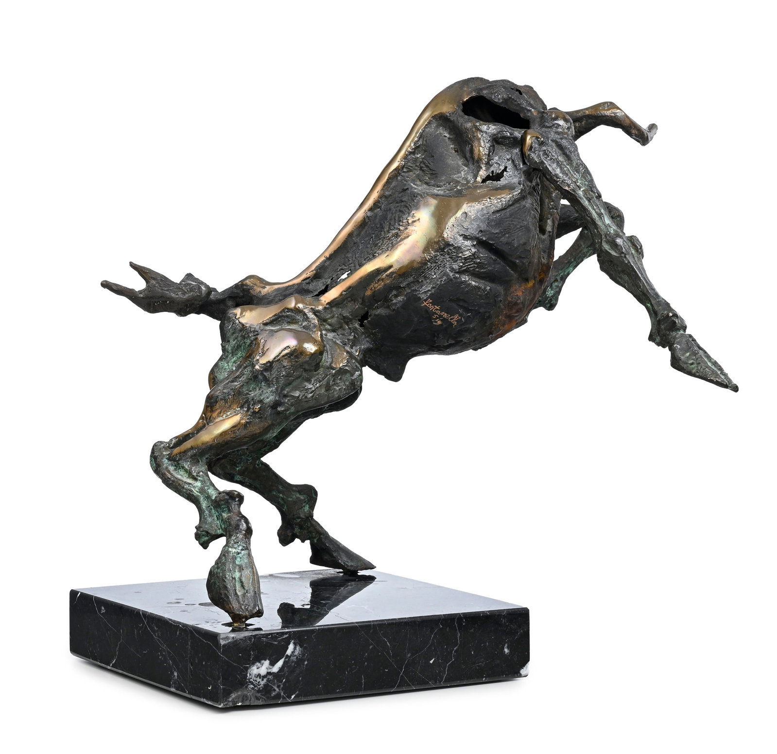 Nuccio Fontanella (1936-2005), "Le taureau", sculpture en bronze, signée et numérotée - 2