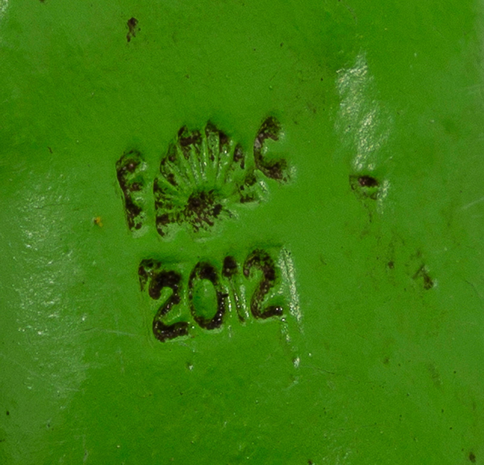 Fabrice Hyber (1961), "Hommes de Bessine", 2012, sculpture en bronze peint en vert, signée, dat - 4