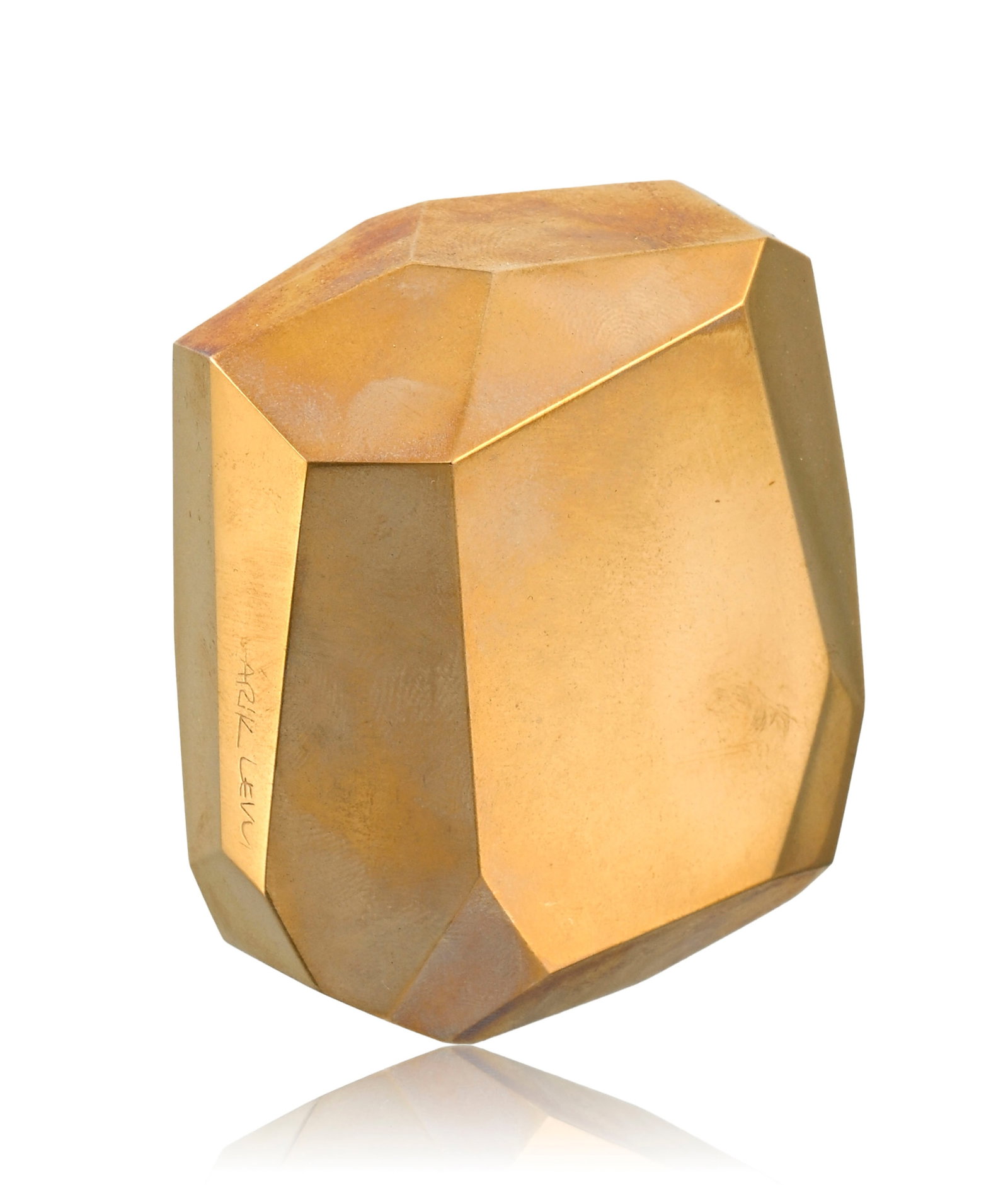 Arik Levy (1963), "Mini Rock", sculpture en bronze, signée, 3,5x7x6 cm Provenance: Galerie Mit: Arik Levy (1963), "Mini Rock", sculpture en bronze, signée, 3,5x7x6 cm Provenance: Galerie Mitterrand + Cramer, Genève Condition Bon état général Avec sa boîte d'origine