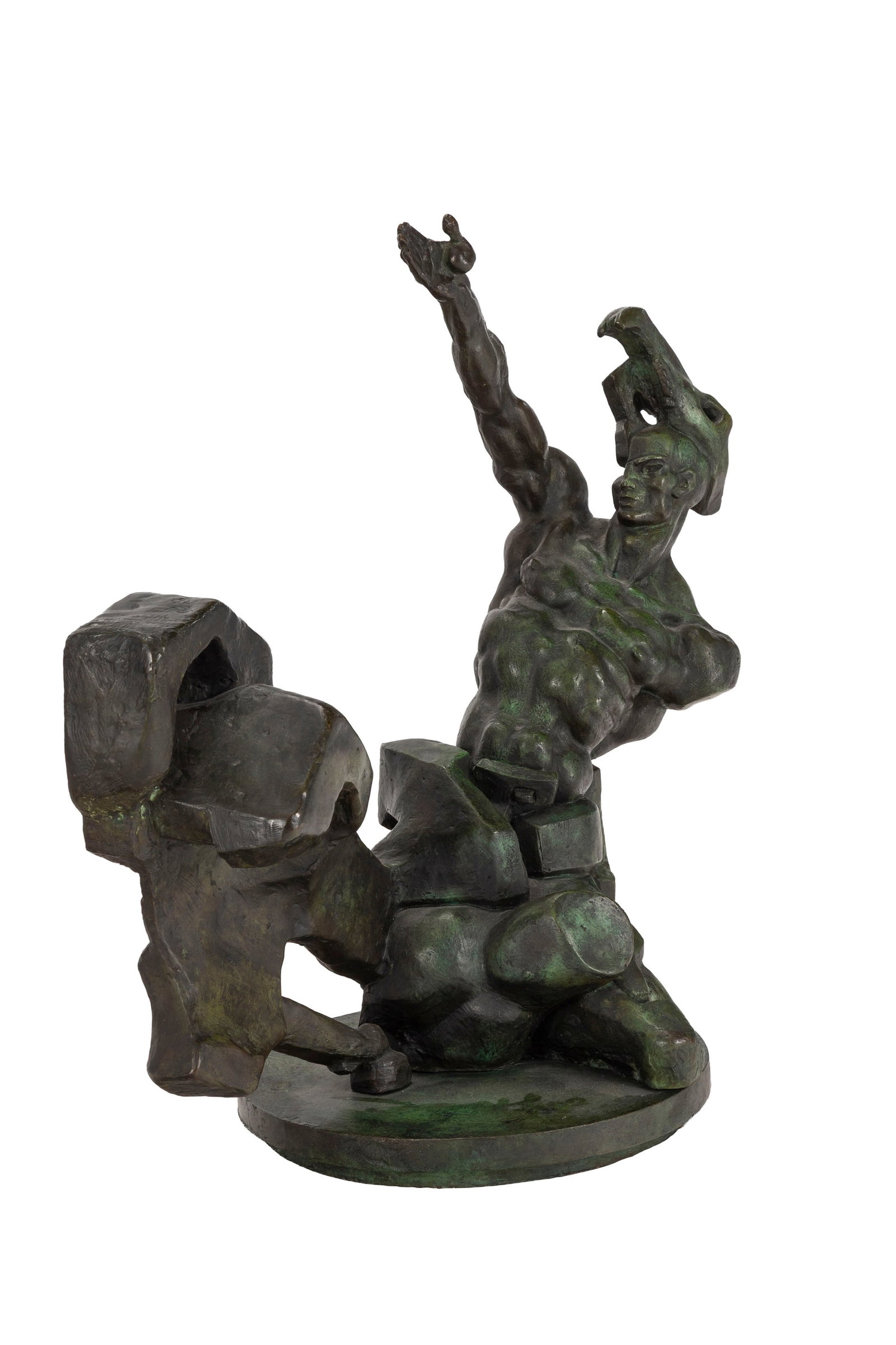 Ernst Neizvestny (1925-2016), Centaure, sculpture en bronze à patine verte, signée et num& - 2