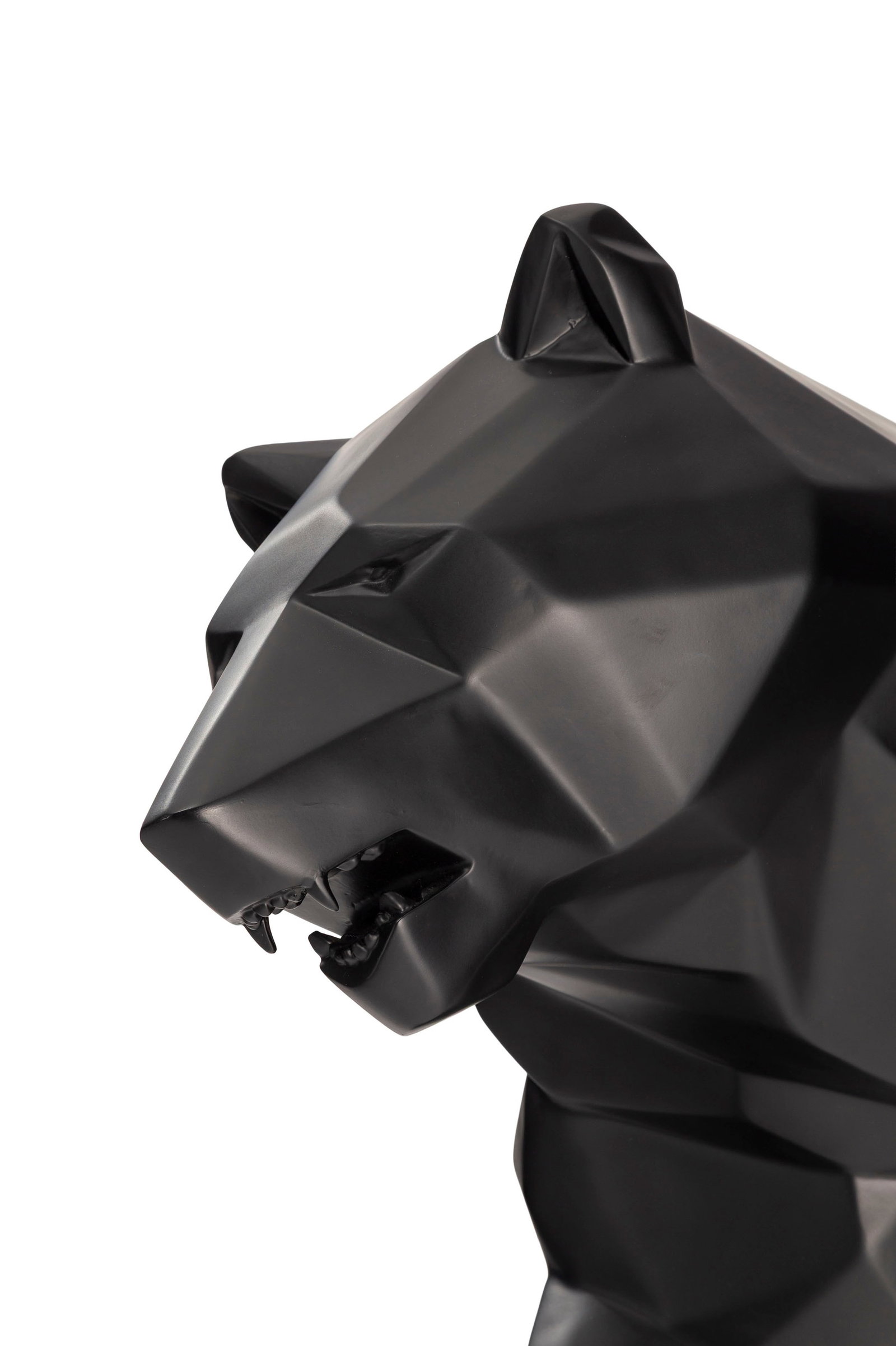 Richard Orlinski (1966), Ours debout, sculpture en polyrésine noir mat, signature sur plaquette - 2