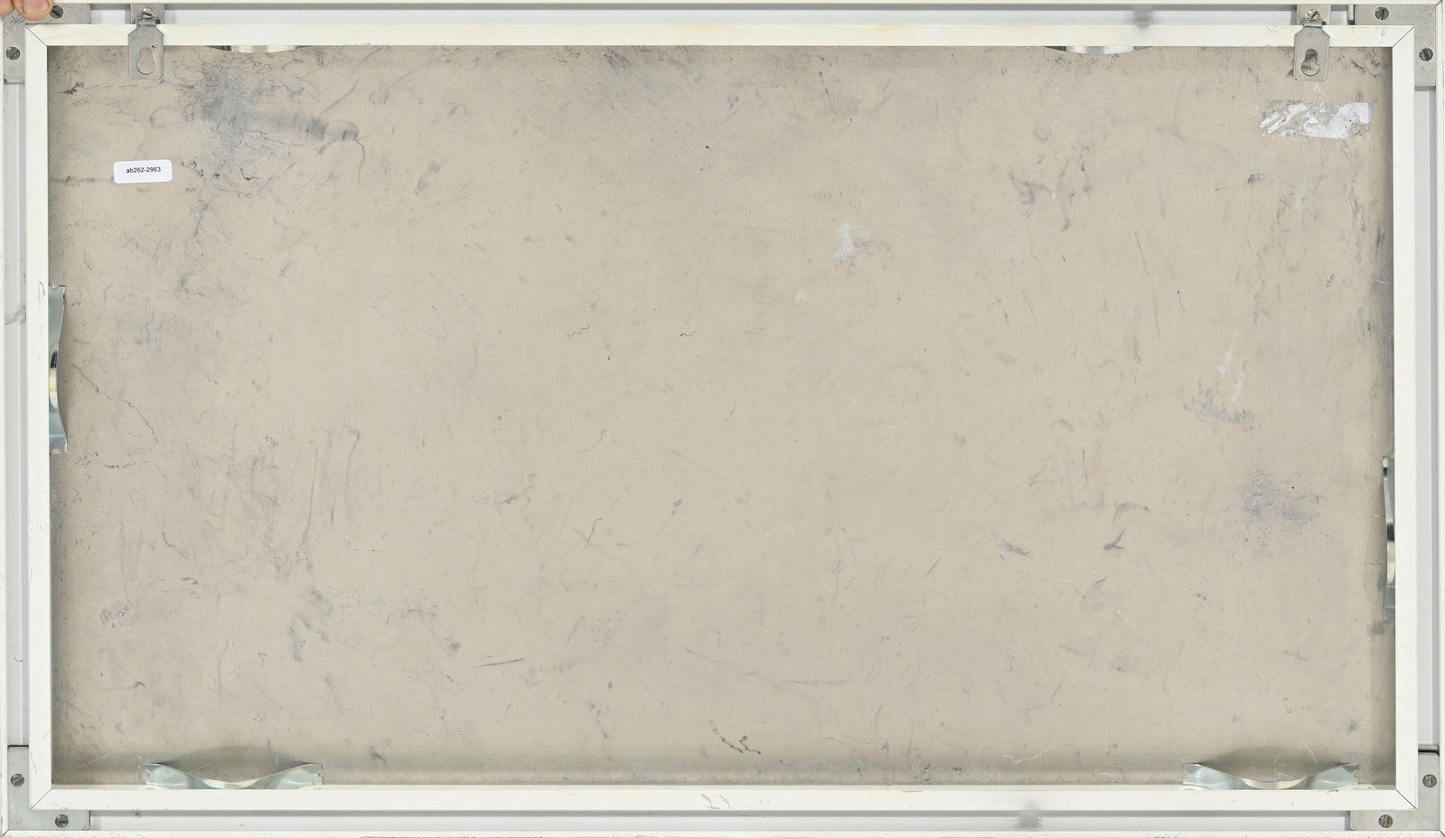 Jean Baier (1932-1999), "Projet pour Mercedes Benz", 1989, laque sur métal, signée, dat - 6