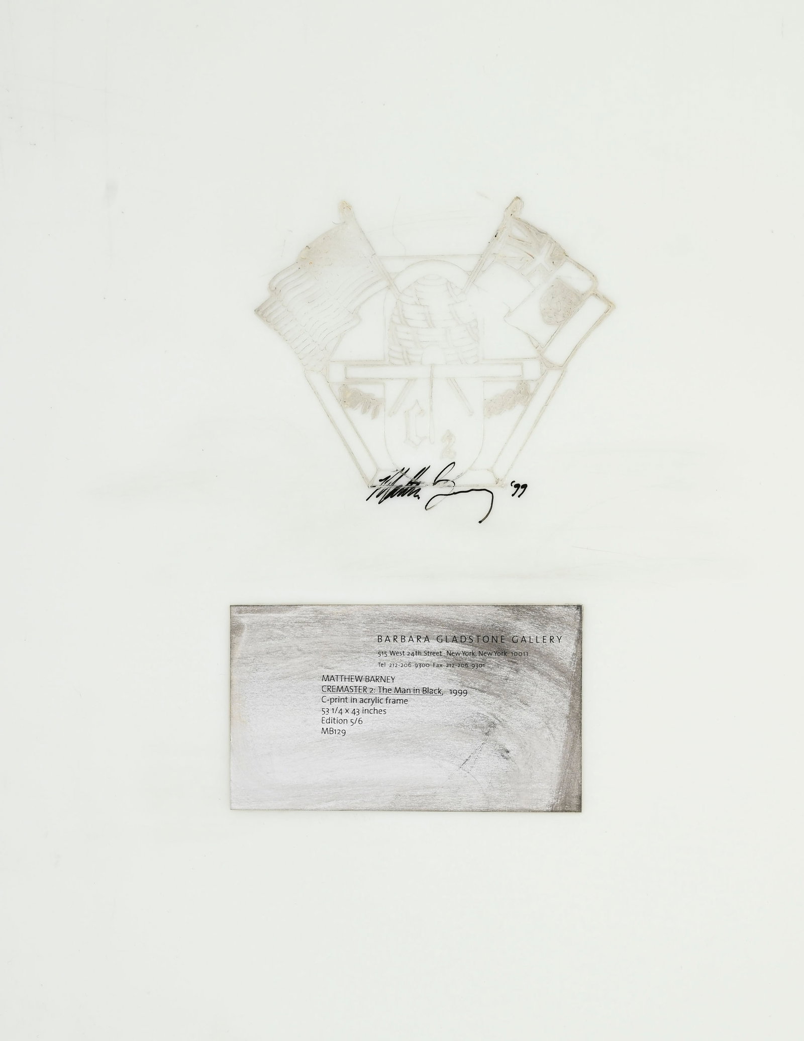 Matthew Barney (1967), "Cremaster 2: the Man in black", 1999, C-Print, no. 5/6, signé et dat - 5