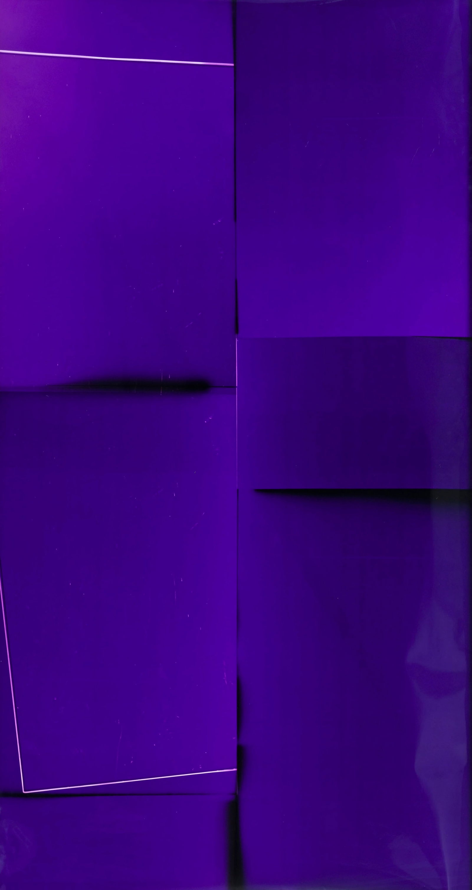 Manuel Burgener (1978), "Sans titre", 2018, photogramme, cadre en aluminium et verre, 182x105x8 cm  (1 of 4)