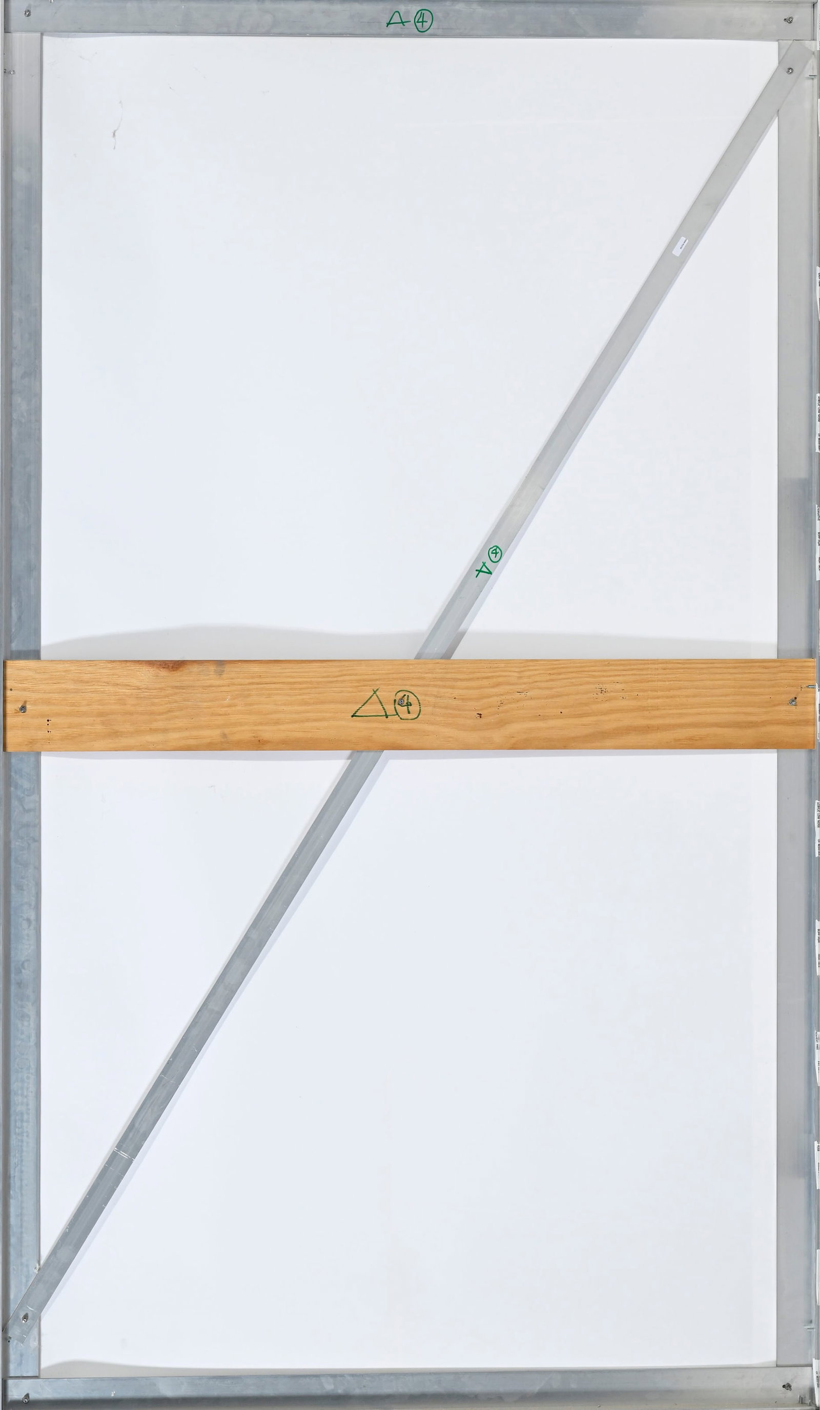 Manuel Burgener (1978), "Sans titre", 2018, photogramme, cadre en aluminium et verre, 182x105x8 cm  - 4