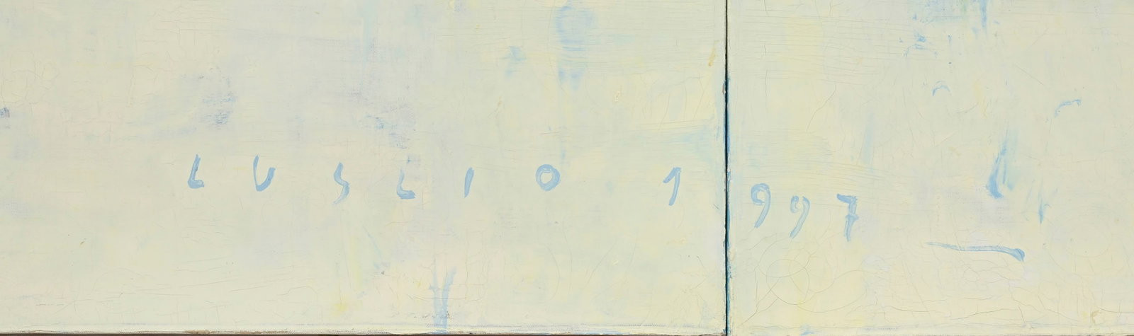 Piero Pizzi Cannella (1955), "Piccolo studio per il cielo", février-juillet 1997, huile sur toi - 4