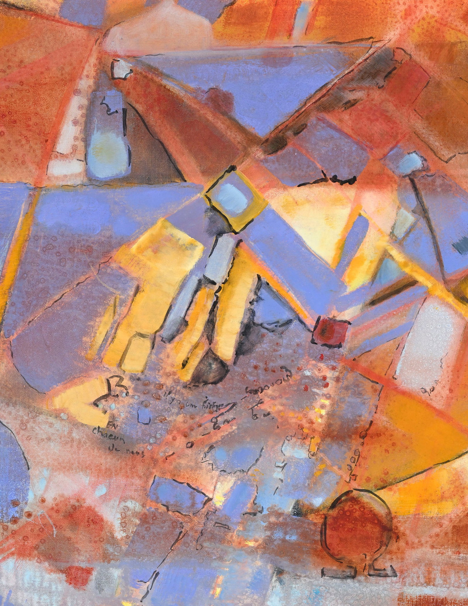 Françoise Deyrieux (XX-XXI), "Sunset in Keywest", 2008, acrylique sur toile, signée, contr - 3