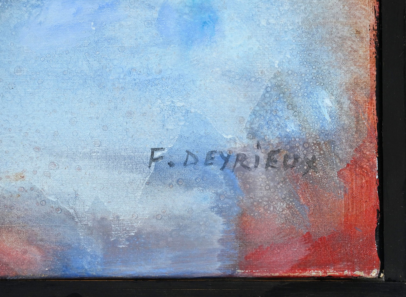 Françoise Deyrieux (XX-XXI), "Sunset in Keywest", 2008, acrylique sur toile, signée, contr - 4