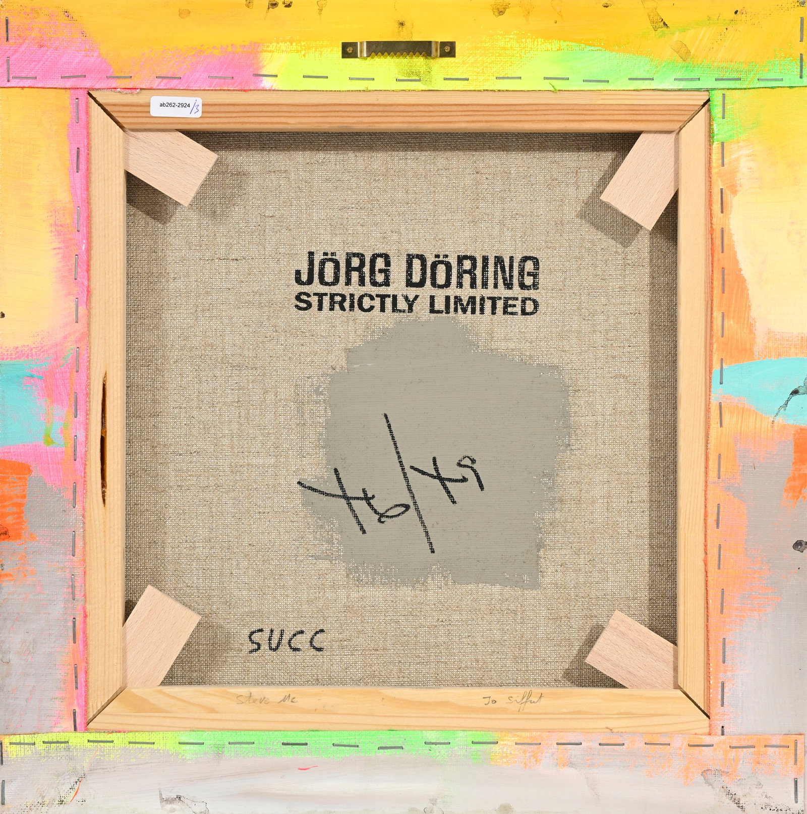 Jörg Döring (1965), Steve McQueen, ensemble de 3 sérigraphies, édition de 49, si - 13