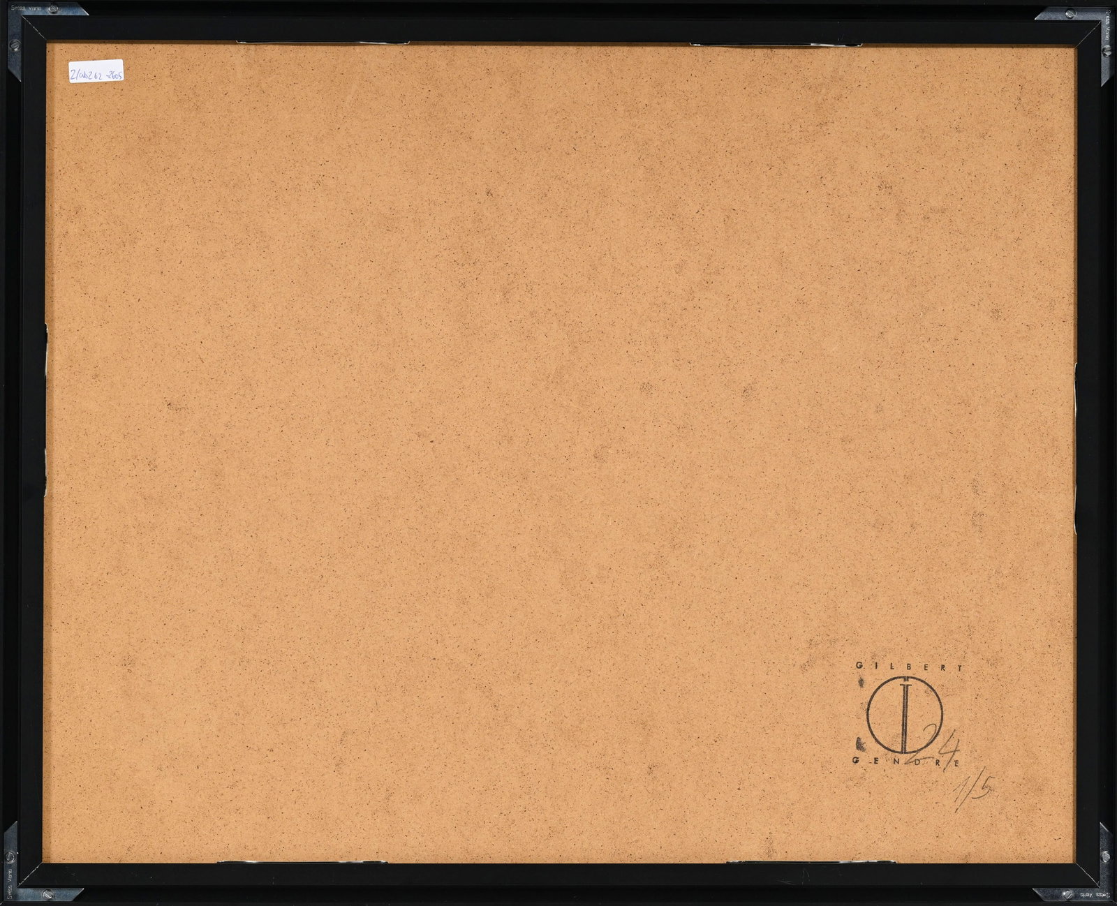 Gilbert Gendre (1944), "No 24" et "No 25", 2 impressions numériques sur papier, tampon de l'art - 8