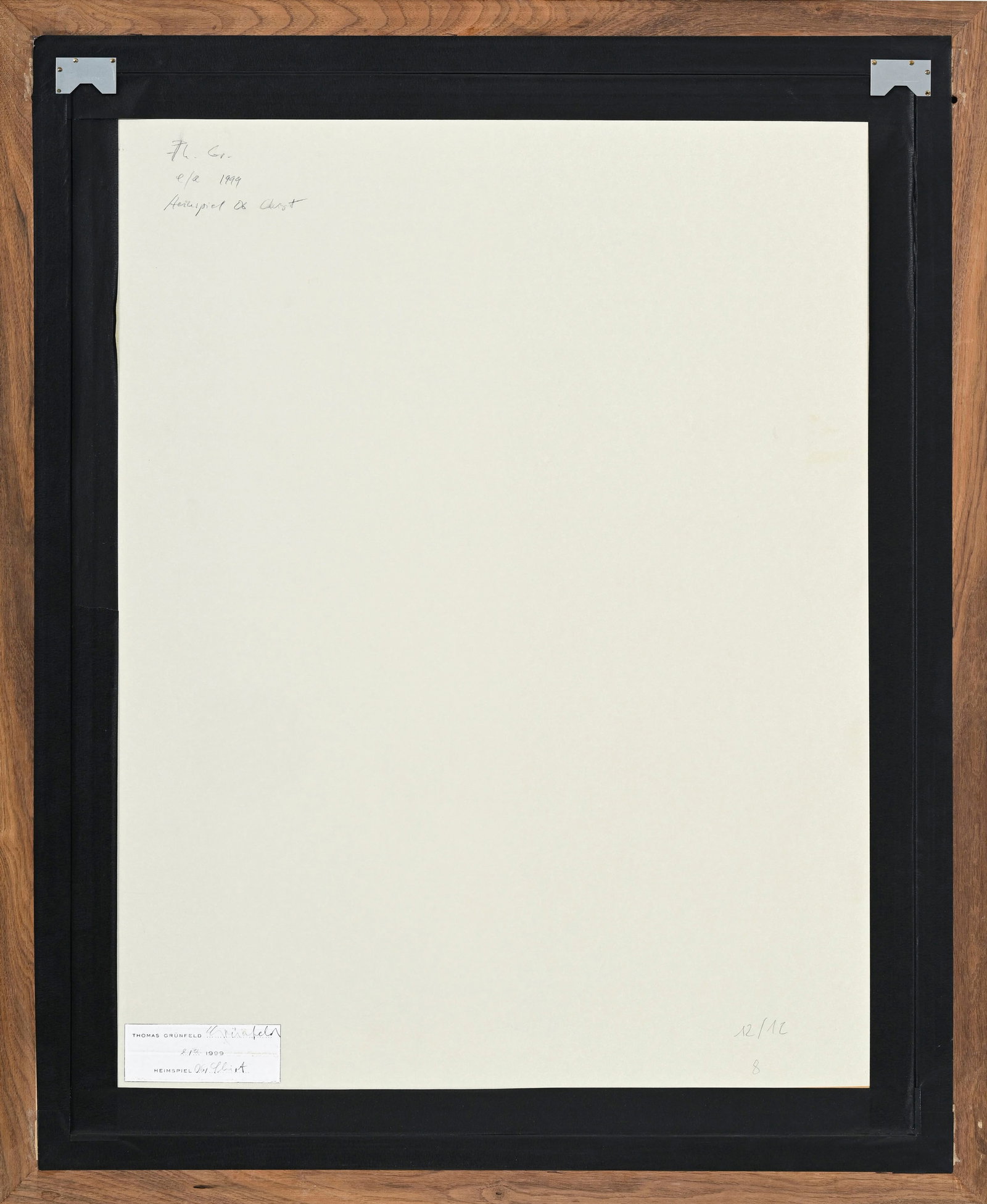 Thomas Grünfeld (1956), "Heimspiel 06 Shirt", 1999, Dye-transfer, signé, daté, titr&# - 4