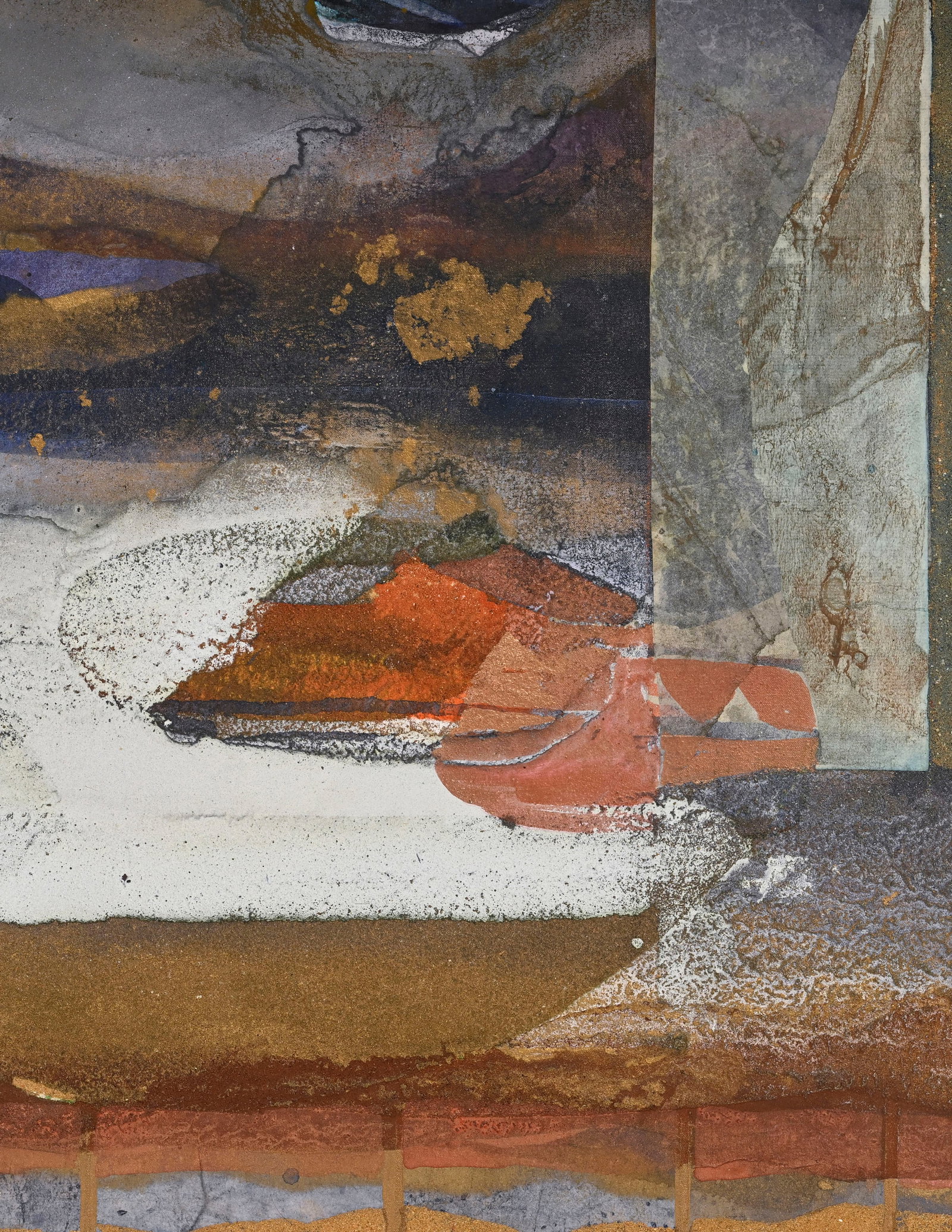 Sama (1953), Composition, 1995, technique mixte sur toile marouflée sur panneau, signée et - 3
