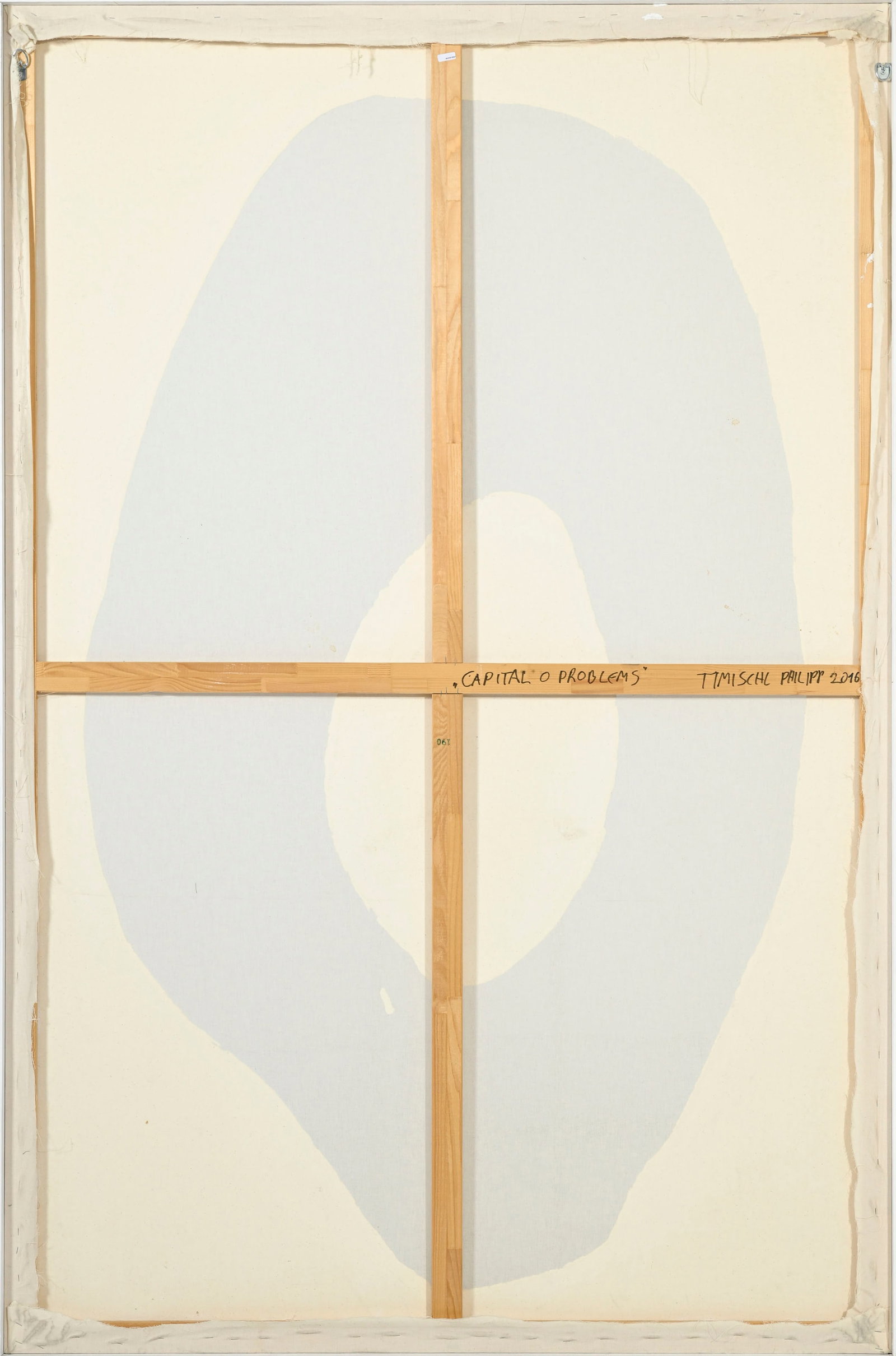 Philipp Timischl (1989), "Capital 0 Problems", 2016, acrylique sur toile, signée, datée et - 4
