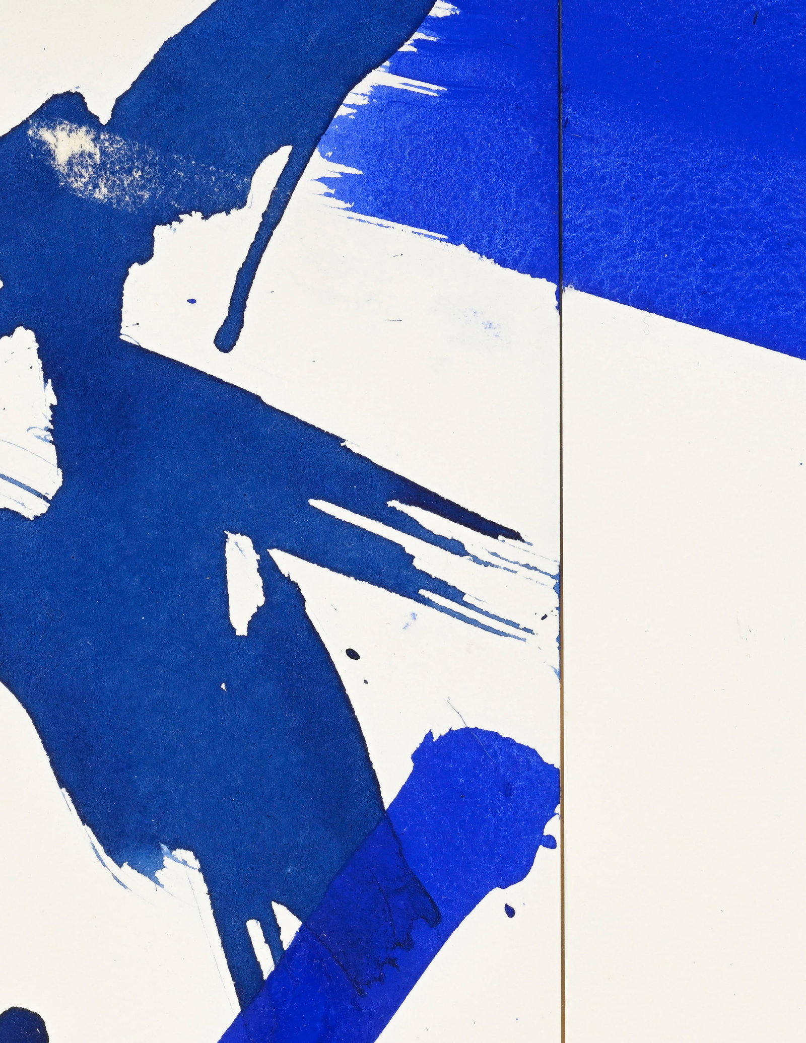 Gottfried Tritten (1923-2015), Composition, encre sur papier en diptyque, signée, 30x28 cm - 3