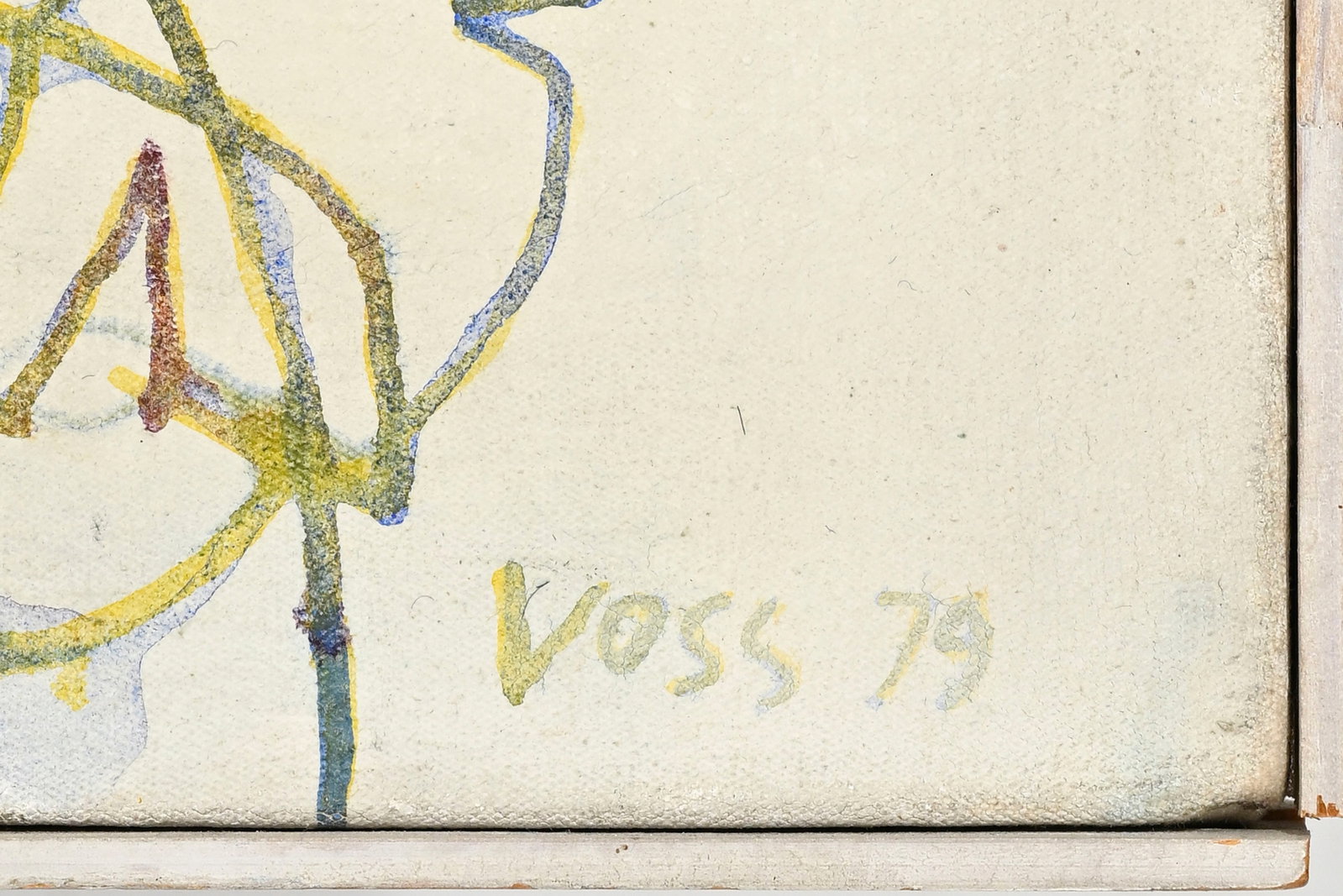 Jan Voss (1936), Composition, 1979, acrylique sur toile, signée et datée, contresigné - 4