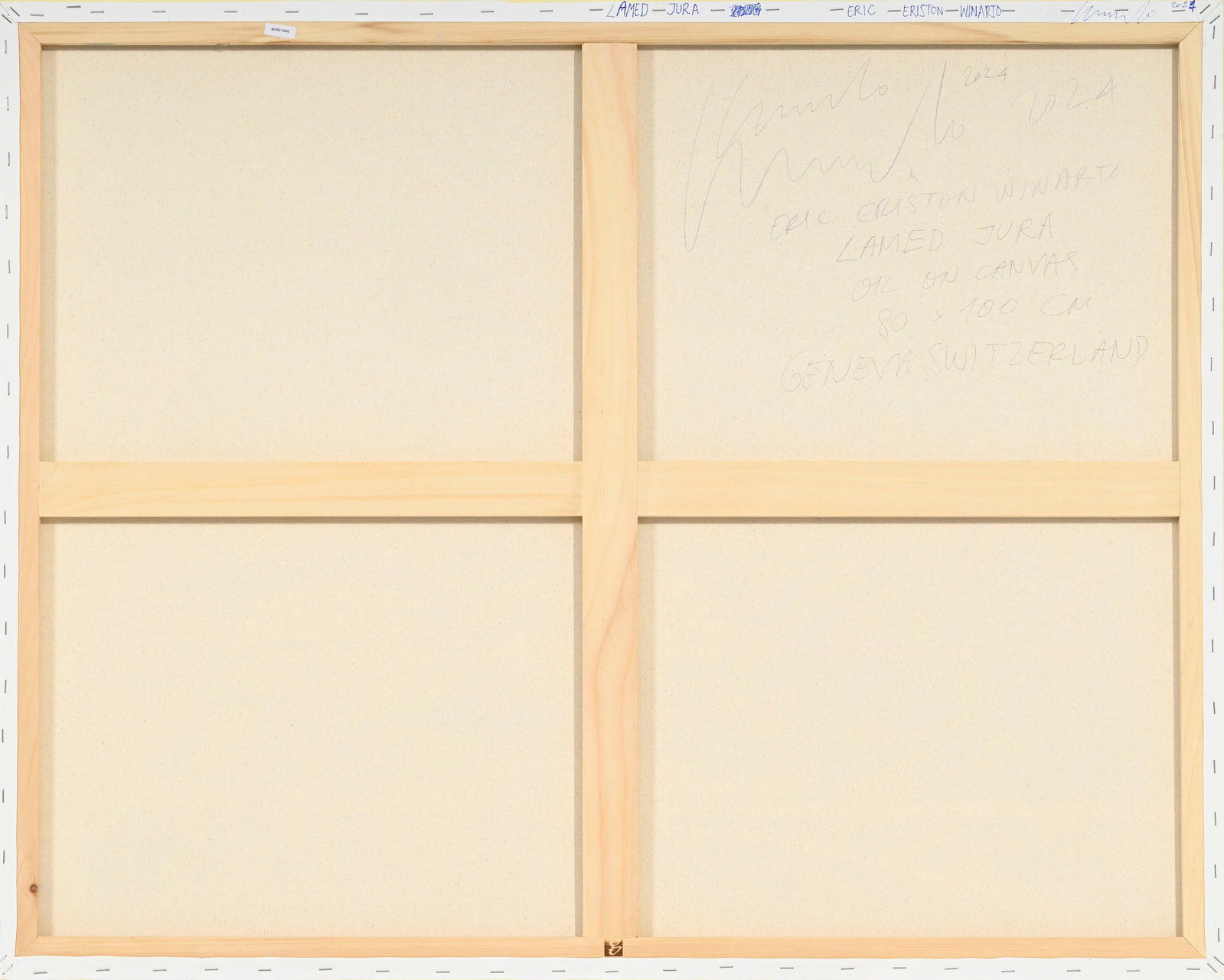 Eric Eriston Winarto (1980), "Lamed Jura", 2024, signée, contresignée, datée, contred - 3