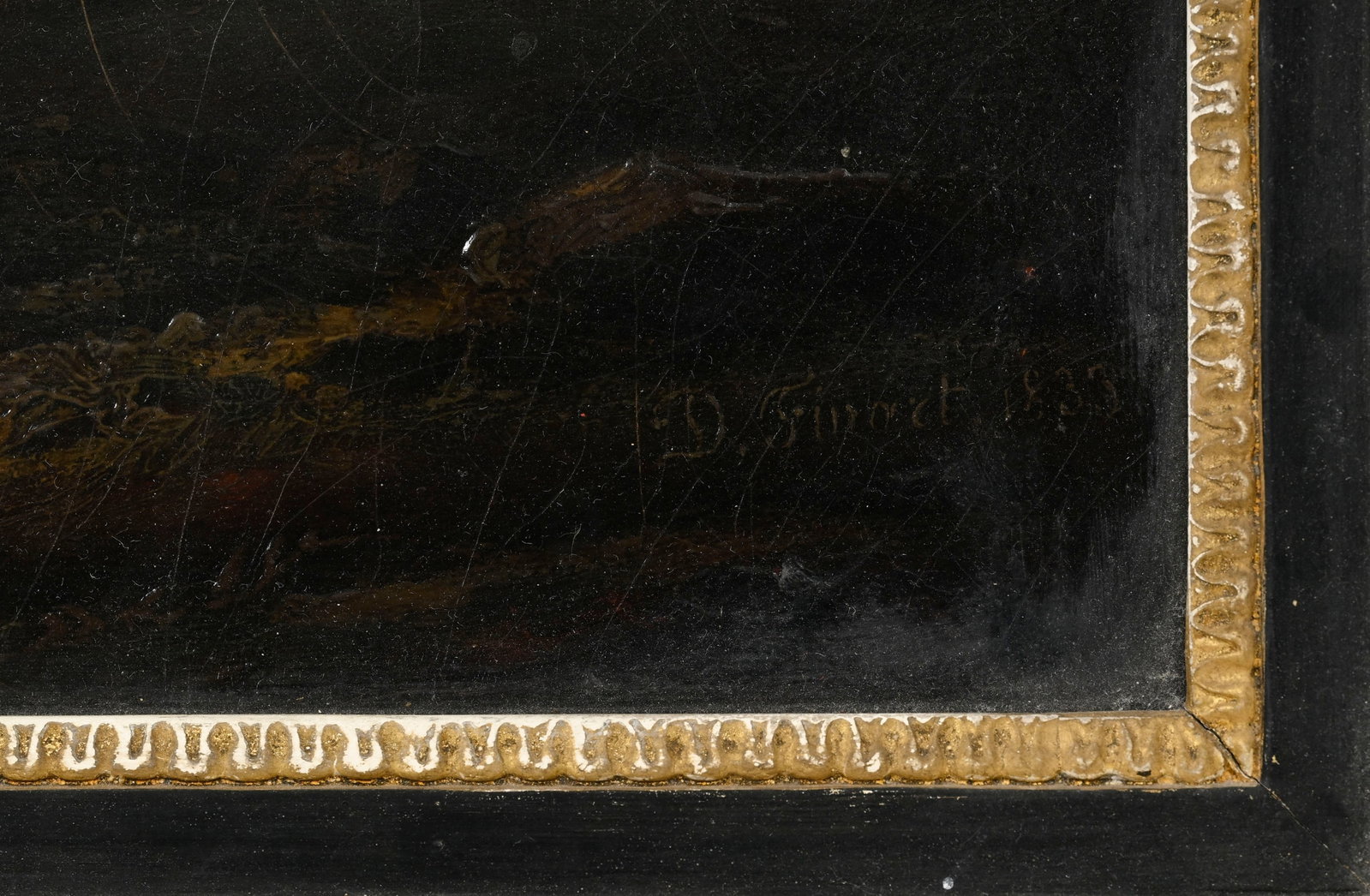 Noël-Dieudonné Finart (1797-1852), Arbalétrier sur son cheval, 1833, huile sur toile  - 4