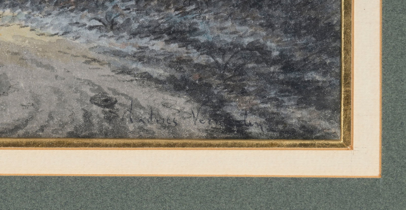 Andries Vermeulen (1763-1814), Paysages animés avec pêcheurs, paire d'aquarelles sur papie - 10