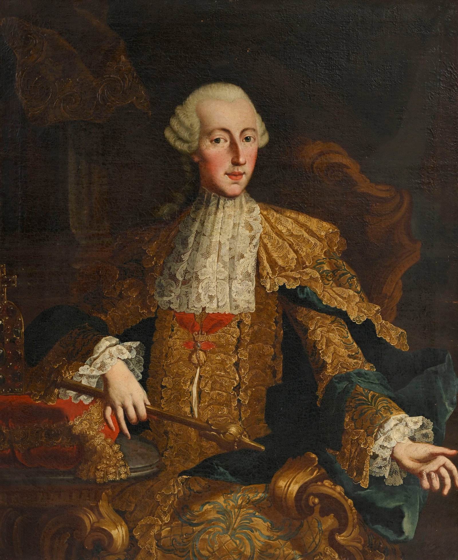 Martin van Meytens (1695-1770), école de, Portraits présumés de Joseph II et de l'Imp - 4