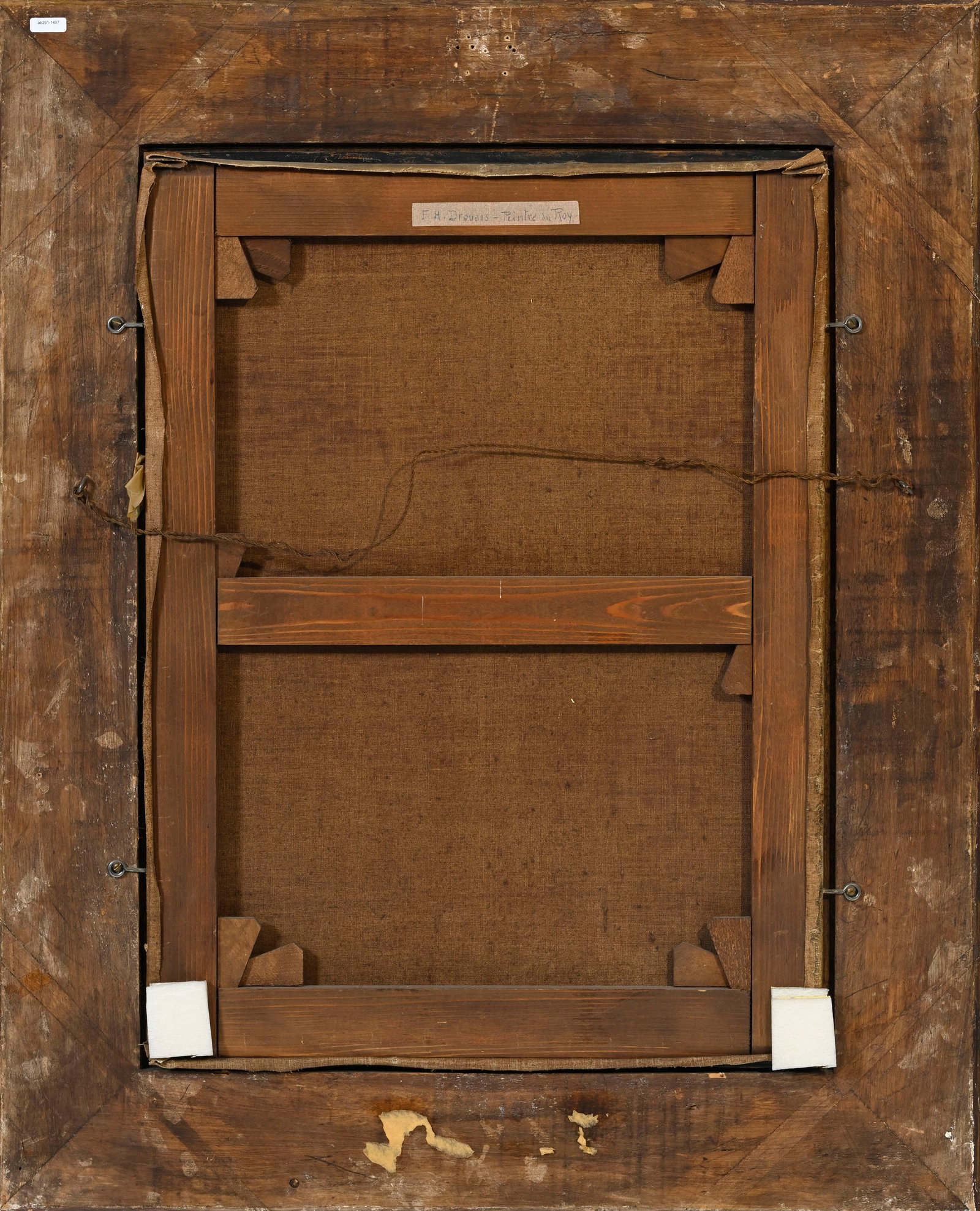 Hyacinthe Rigaud (1659-1743), suiveur de, Jeune maure tenant un arc, XIXe s., huile sur toile, 62,5x - 4