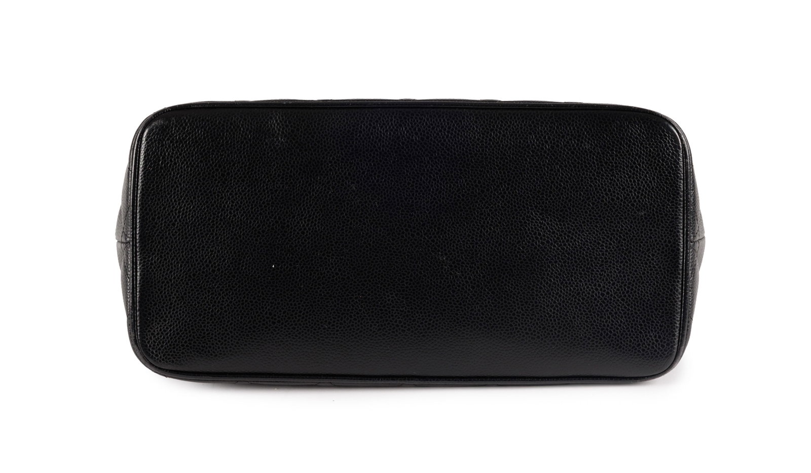 Chanel, sac Cabas en cuir caviar noir matelassé, années 2006-2008, CC appliqué sur le - 3