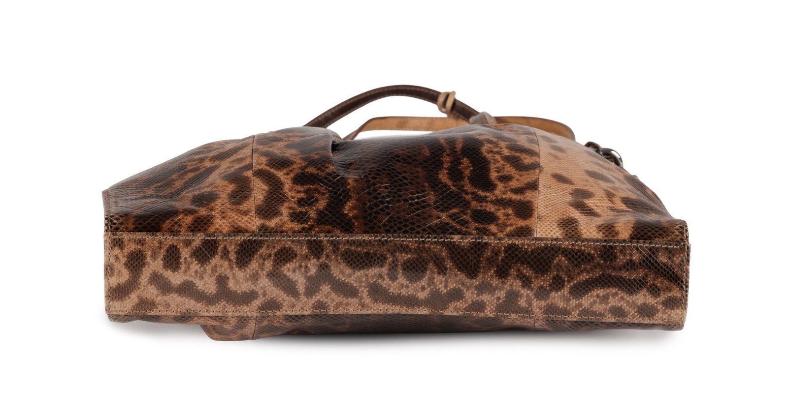 Gucci, sac Campaign de Tom Ford en python, automne 1999, fermoir baguette, porté épaule, h - 4